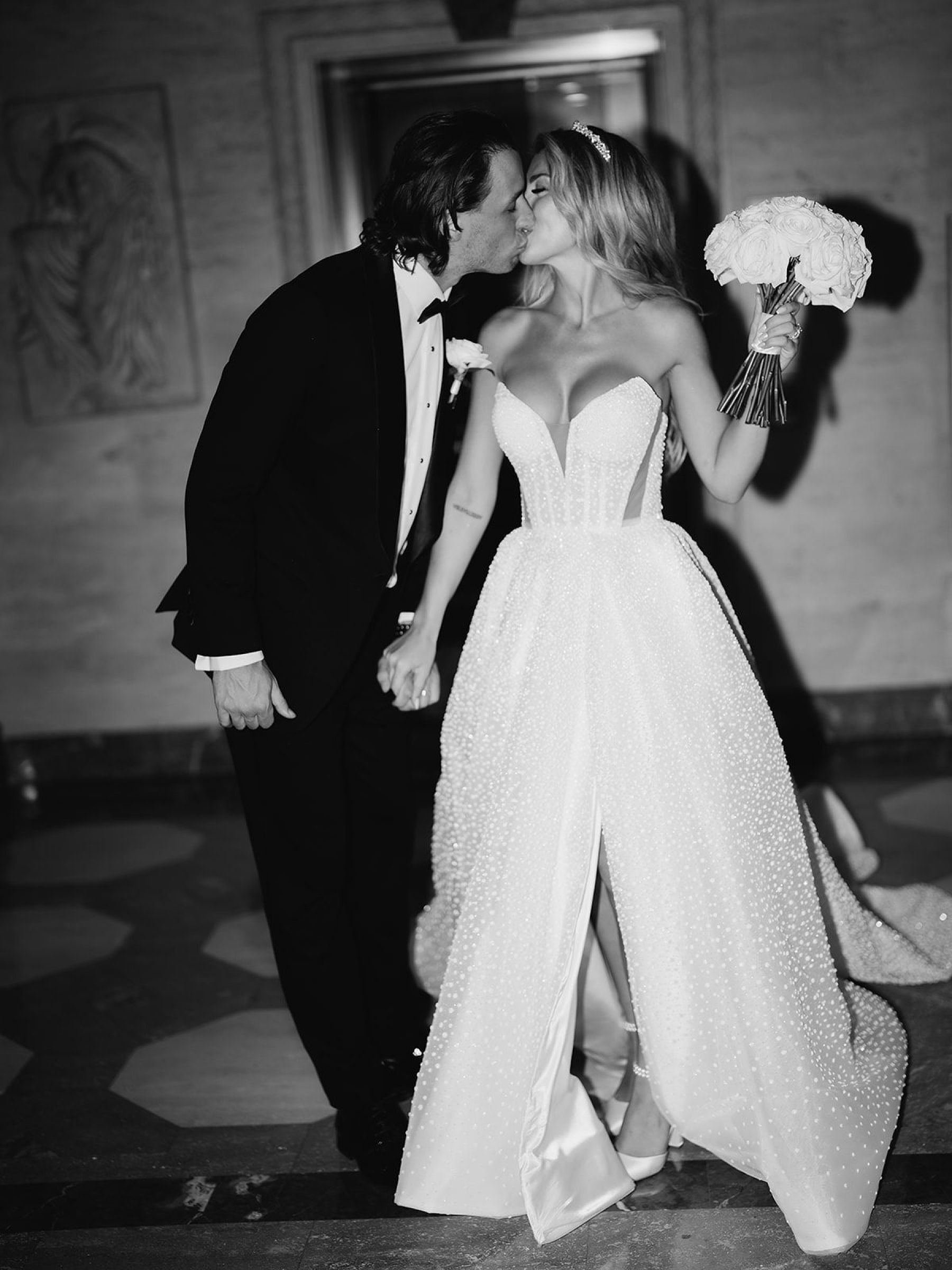 Jenna and Turner's Glamorous Black and White Wedding at Saint John’s Resort photo
