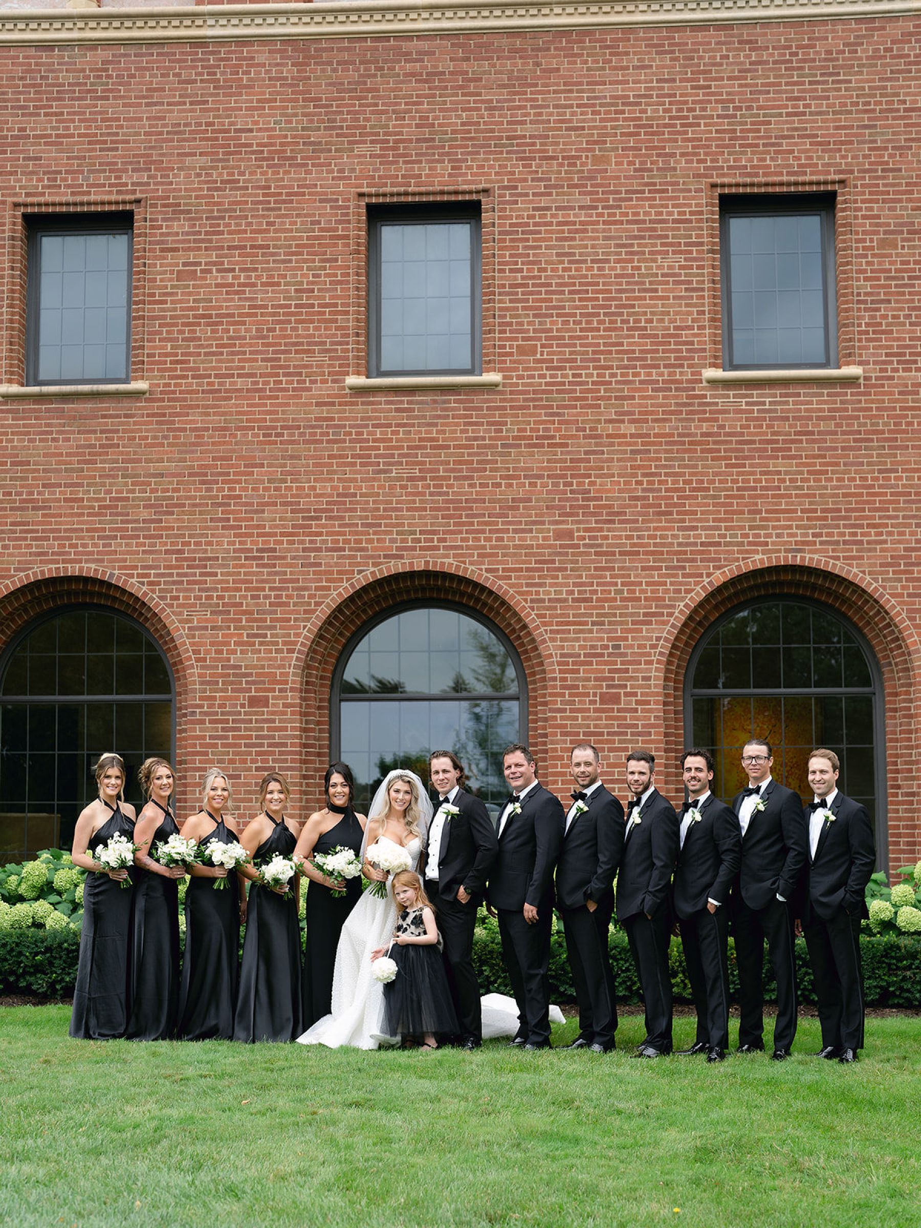 Jenna and Turner's Glamorous Black and White Wedding at Saint John’s Resort photo