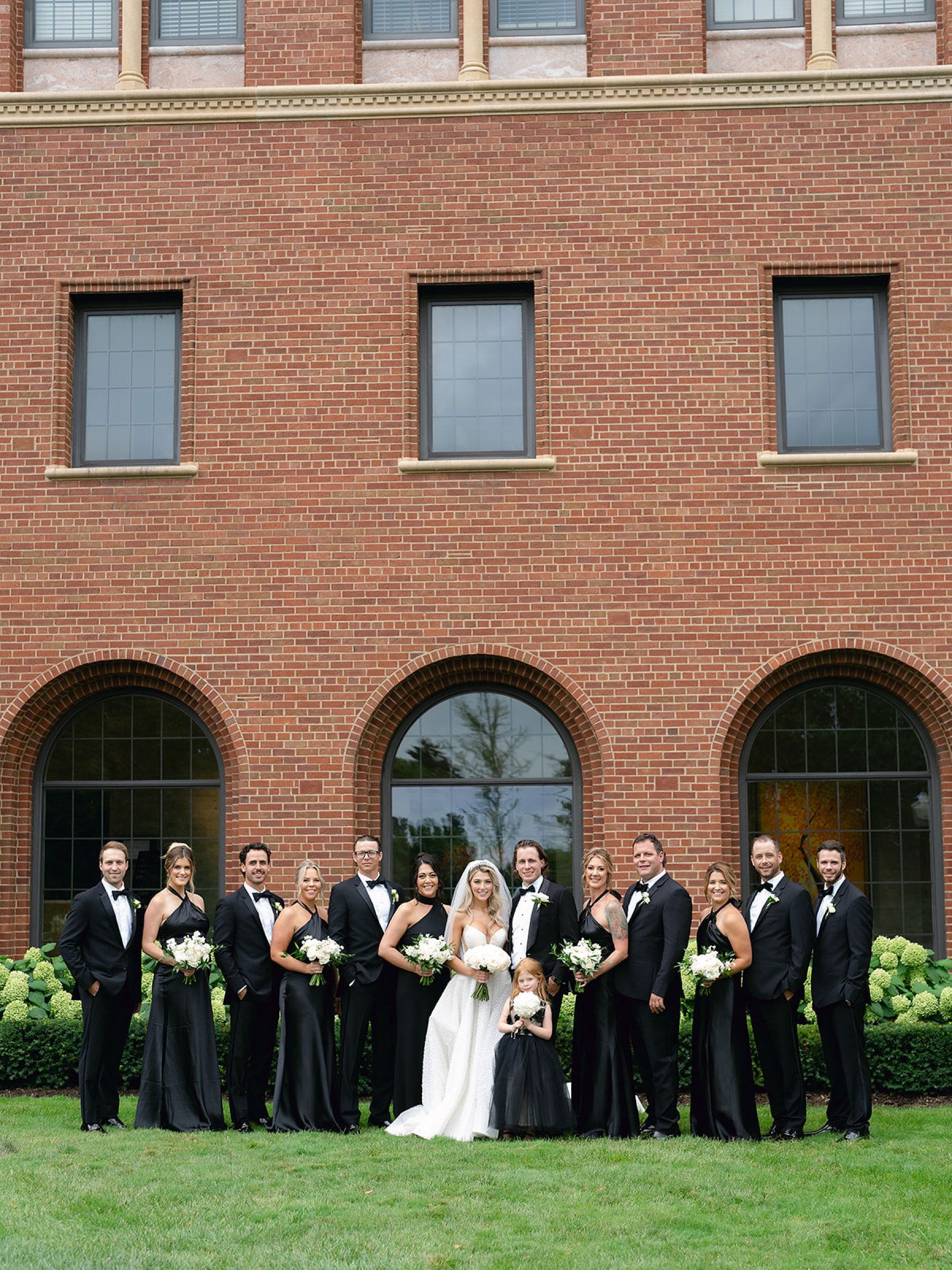 Jenna and Turner's Glamorous Black and White Wedding at Saint John’s Resort photo