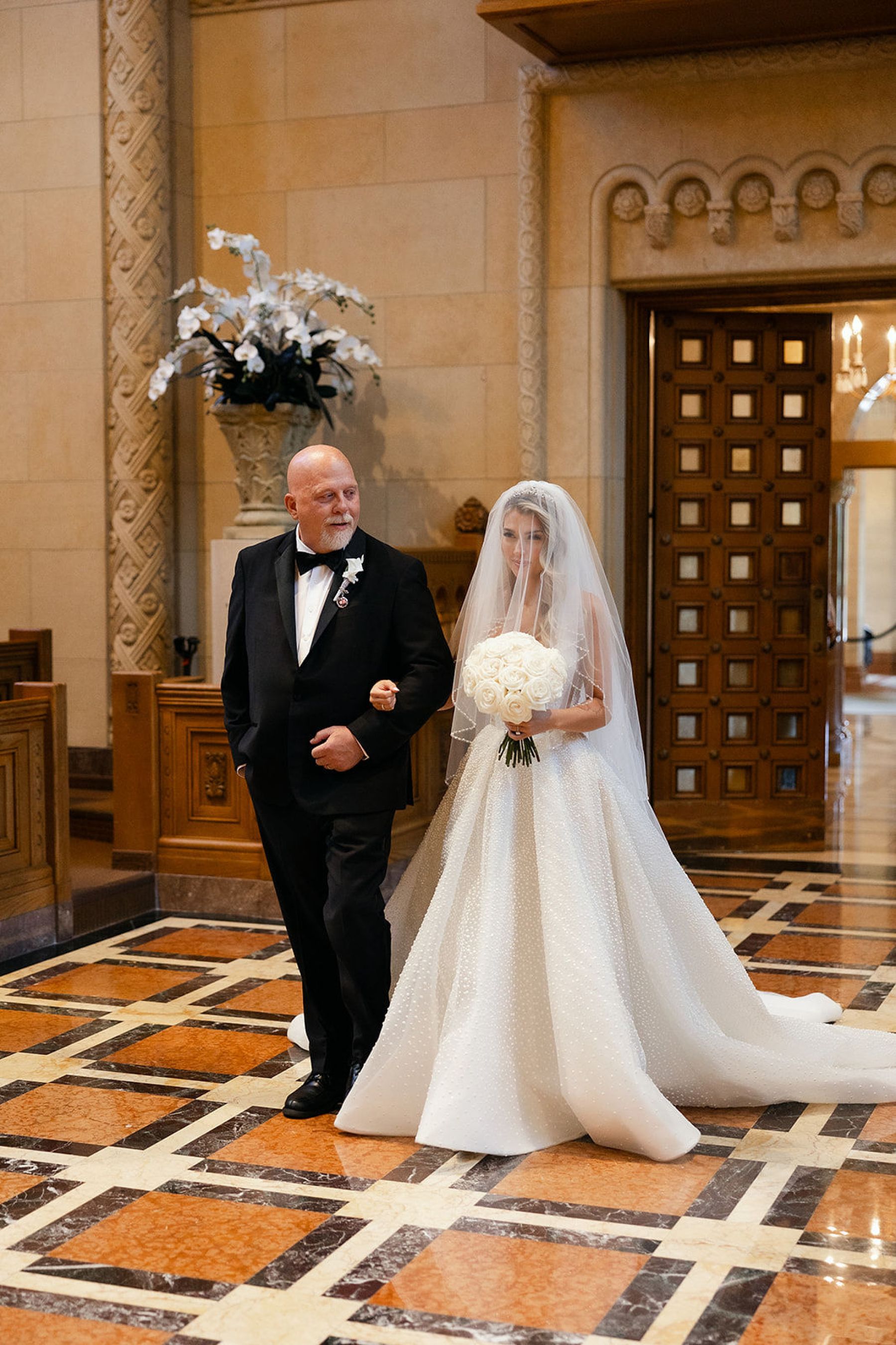 Jenna and Turner's Glamorous Black and White Wedding at Saint John’s Resort photo