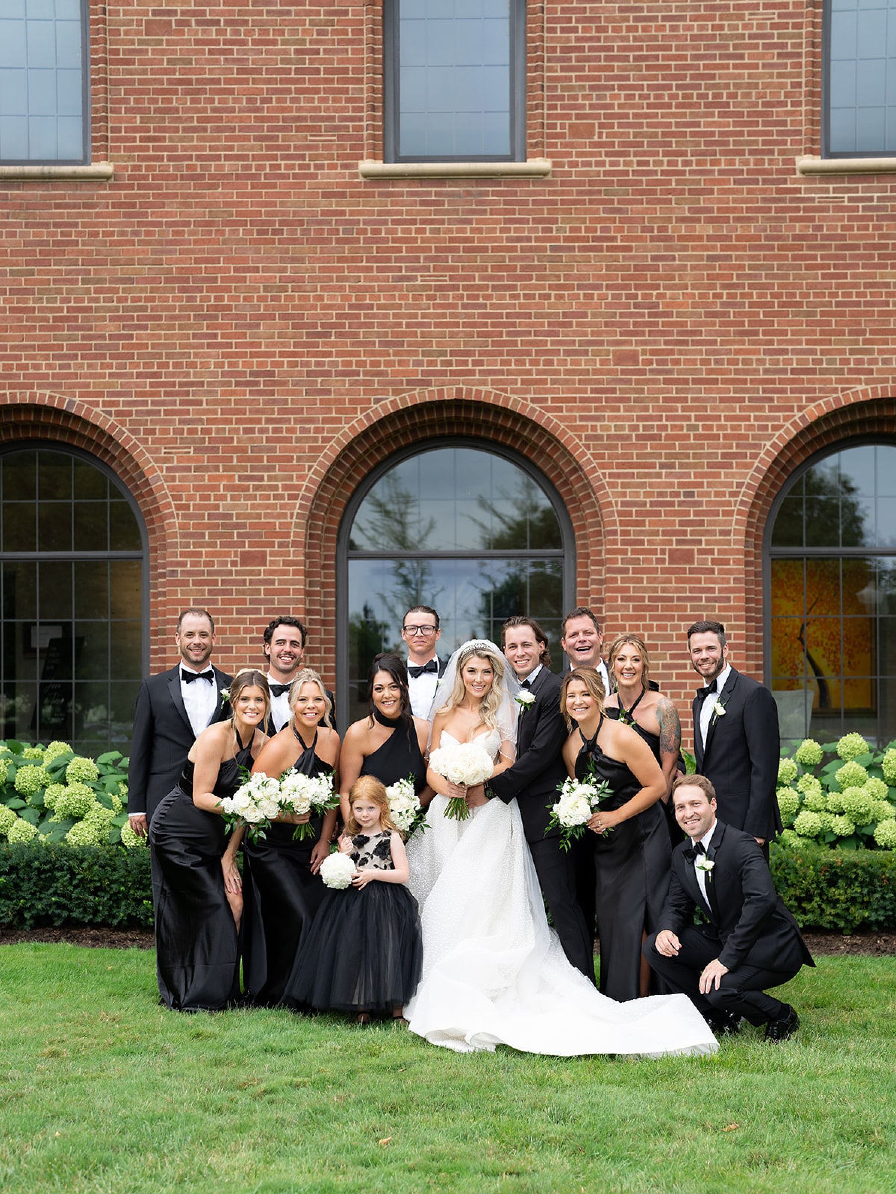 Jenna and Turner's Glamorous Black and White Wedding at Saint John’s Resort photo