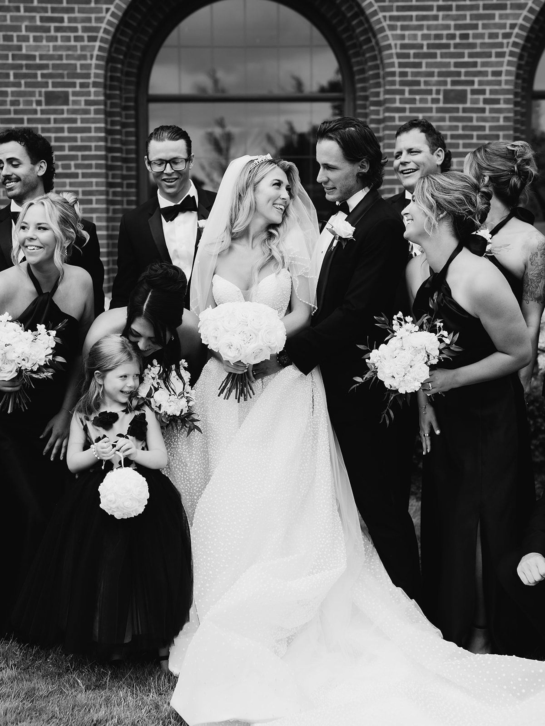 Jenna and Turner's Glamorous Black and White Wedding at Saint John’s Resort photo