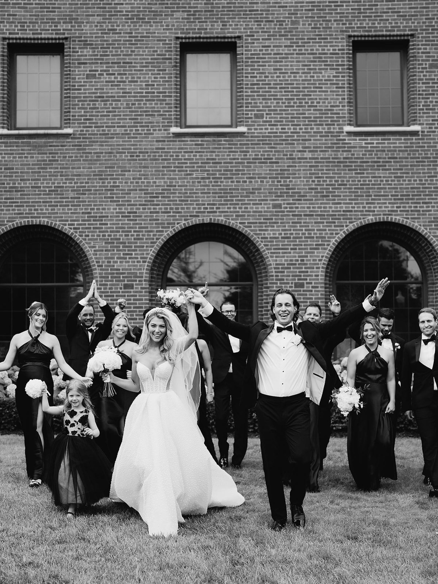 Jenna and Turner's Glamorous Black and White Wedding at Saint John’s Resort photo