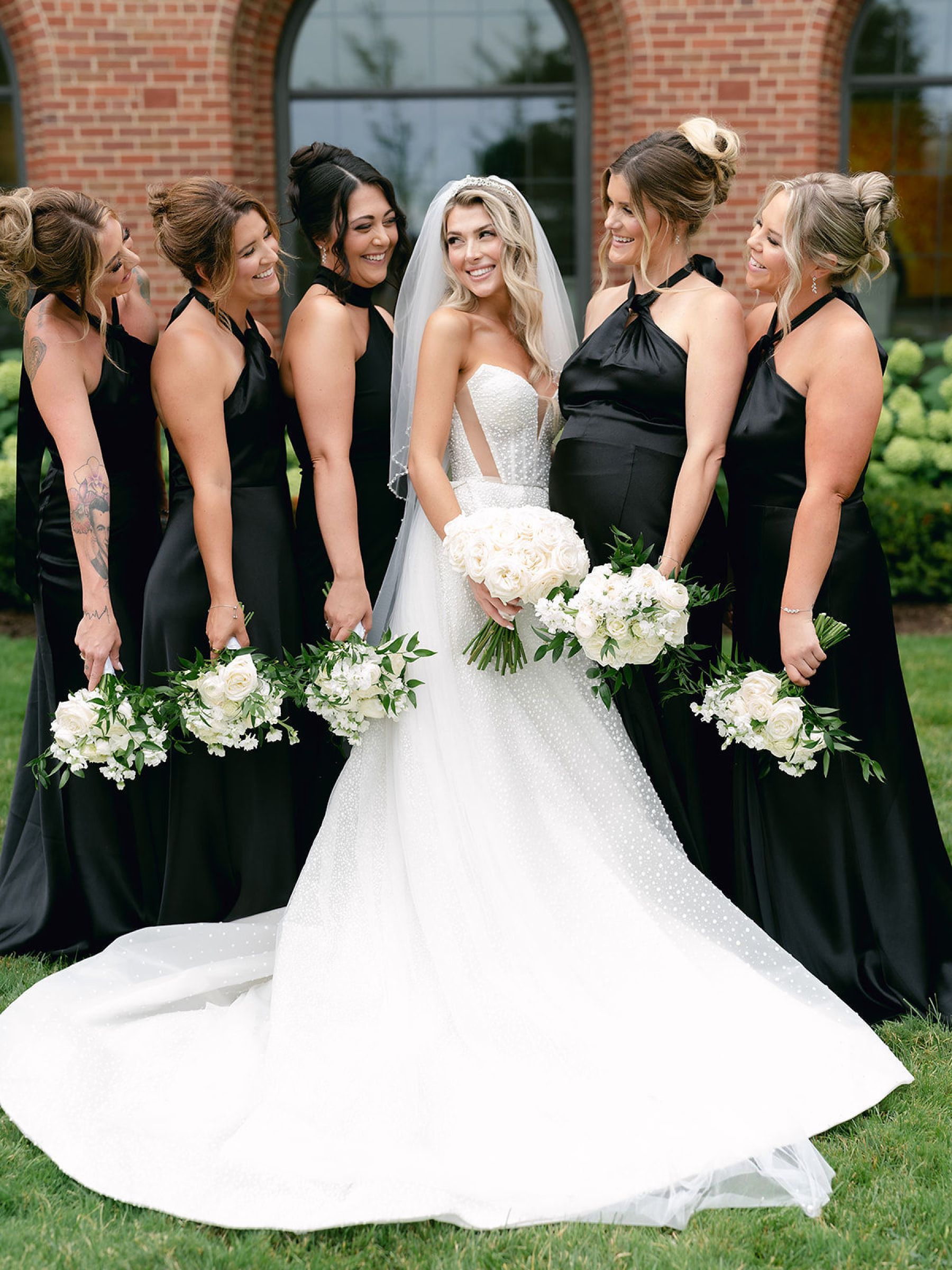 Jenna and Turner's Glamorous Black and White Wedding at Saint John’s Resort photo