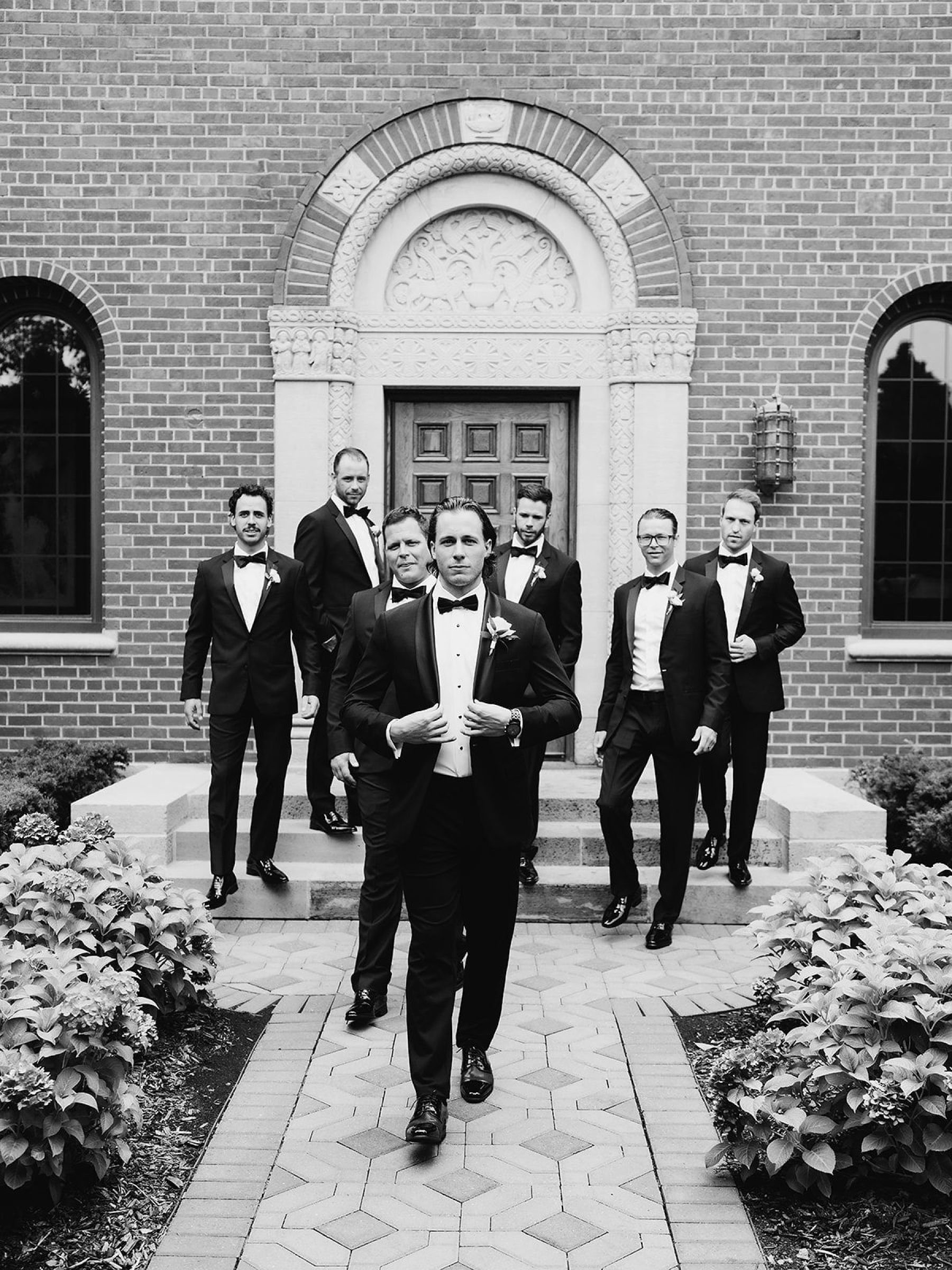 Jenna and Turner's Glamorous Black and White Wedding at Saint John’s Resort photo