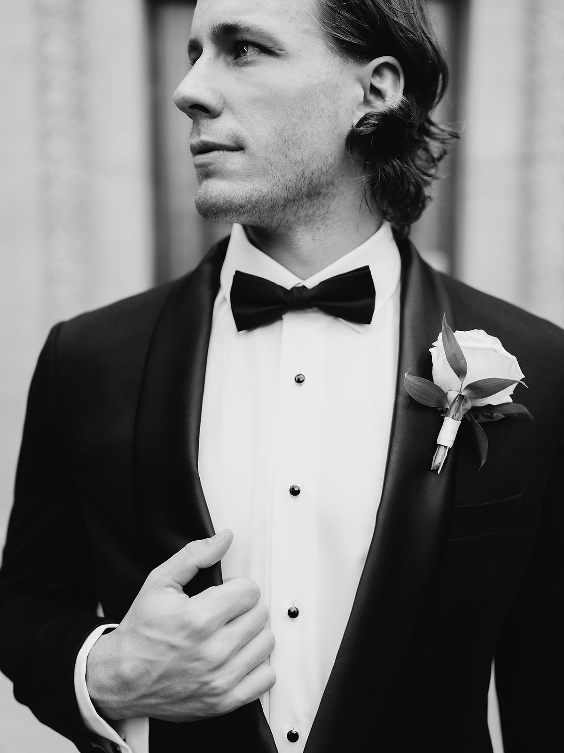 Jenna and Turner's Glamorous Black and White Wedding at Saint John’s Resort photo