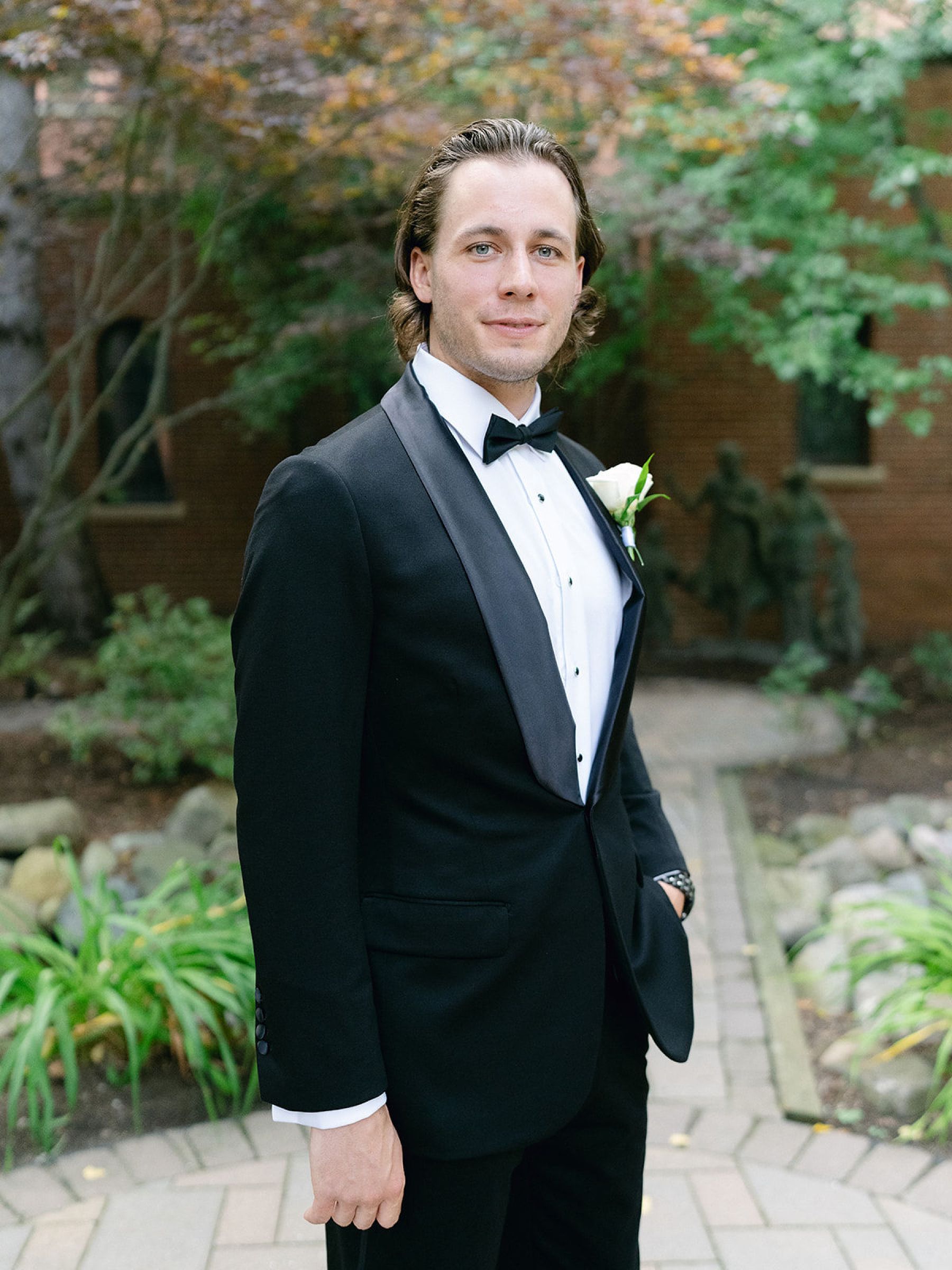 Jenna and Turner's Glamorous Black and White Wedding at Saint John’s Resort photo