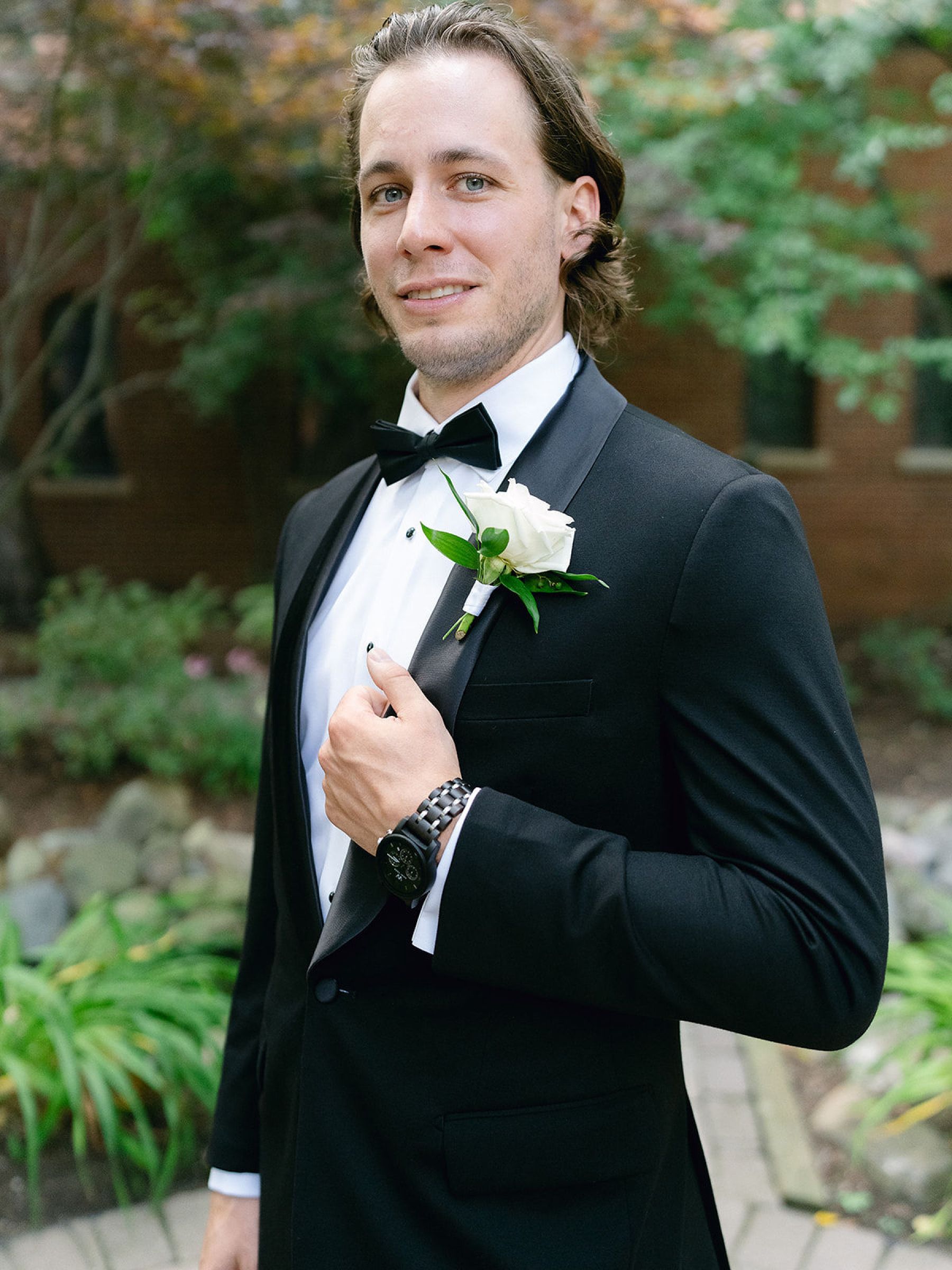 Jenna and Turner's Glamorous Black and White Wedding at Saint John’s Resort photo