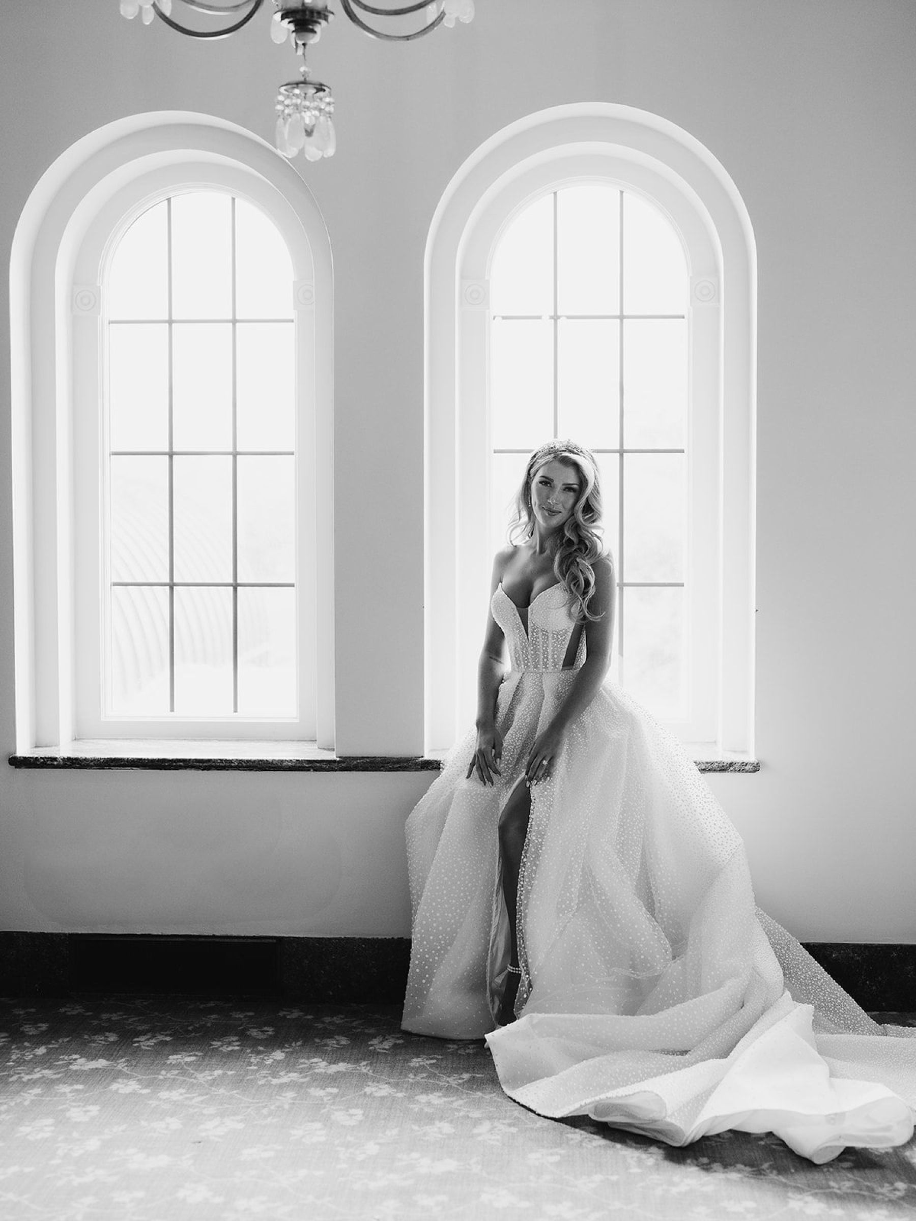 Jenna and Turner's Glamorous Black and White Wedding at Saint John’s Resort photo