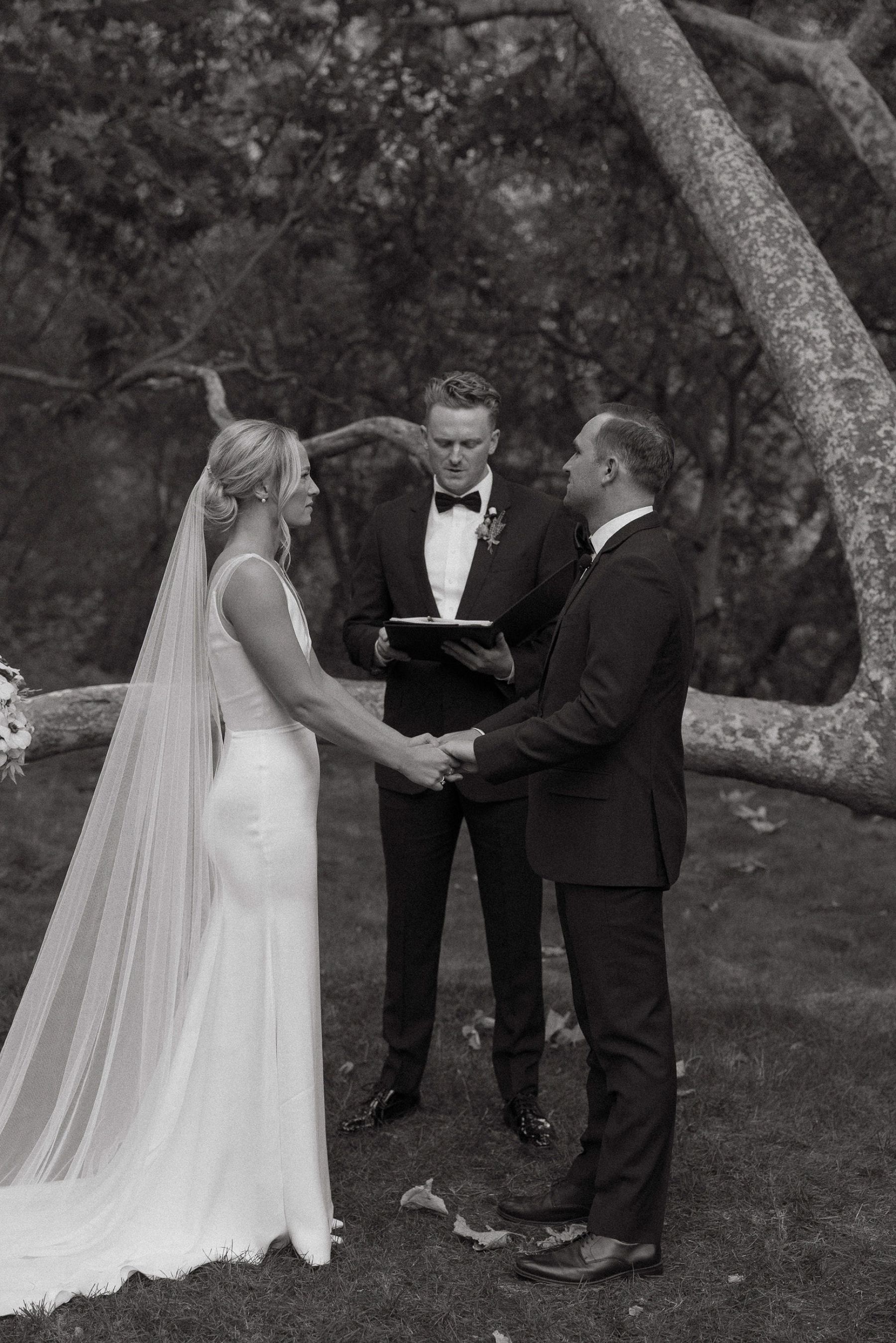 Madison and Scott's Intimate Backyard-Style Wedding at Gardener Ranch photo