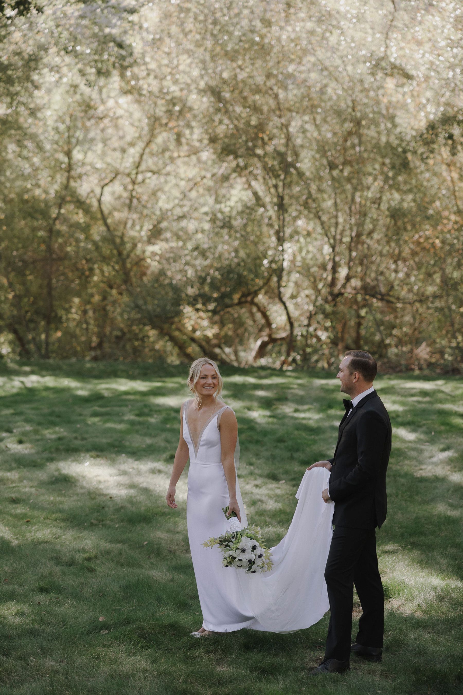 Madison and Scott's Intimate Backyard-Style Wedding at Gardener Ranch photo
