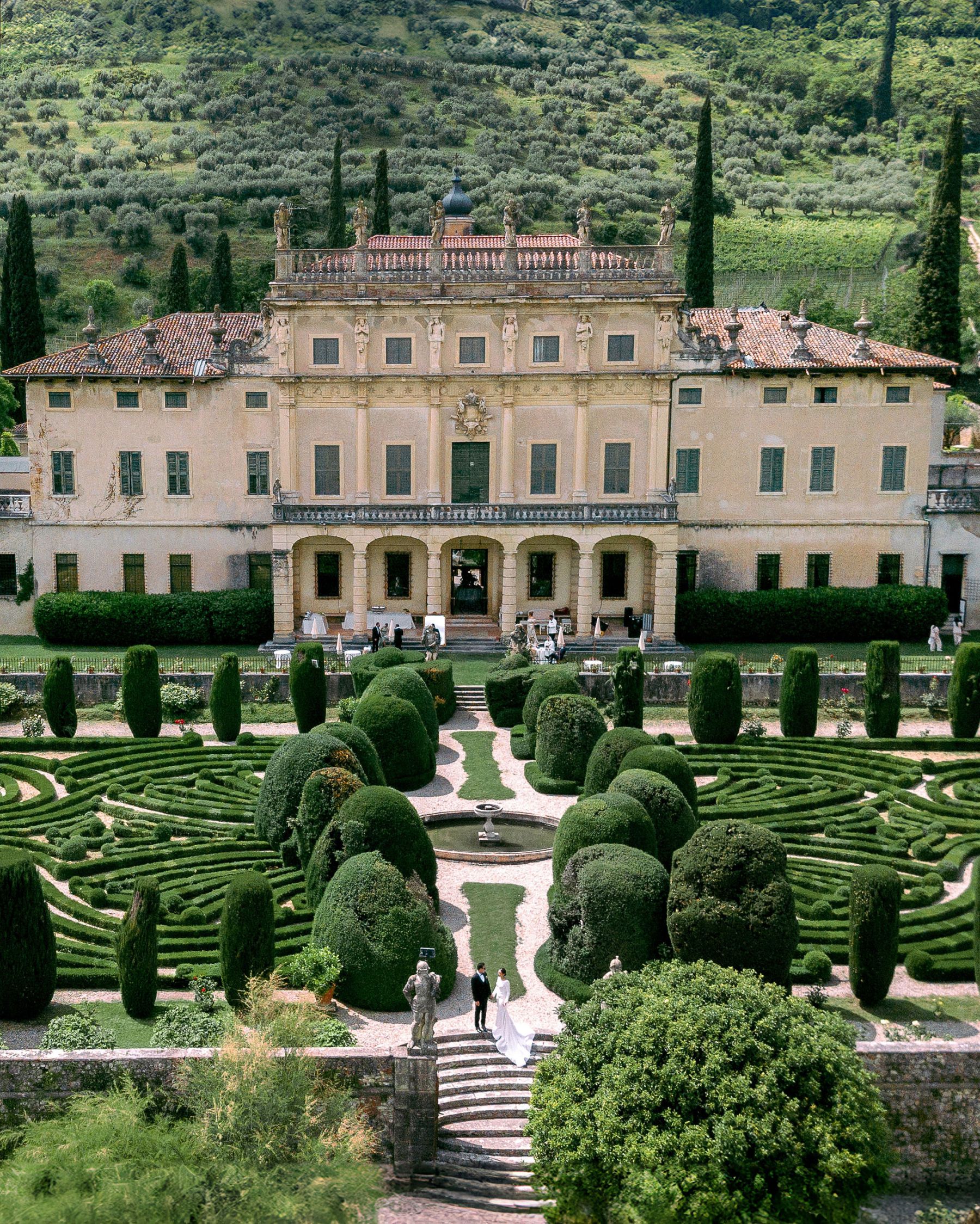 A Modern Fairytale in Verona: Susan &amp; Asem's Elegant Italian Wedding at Villa Arvedi photo