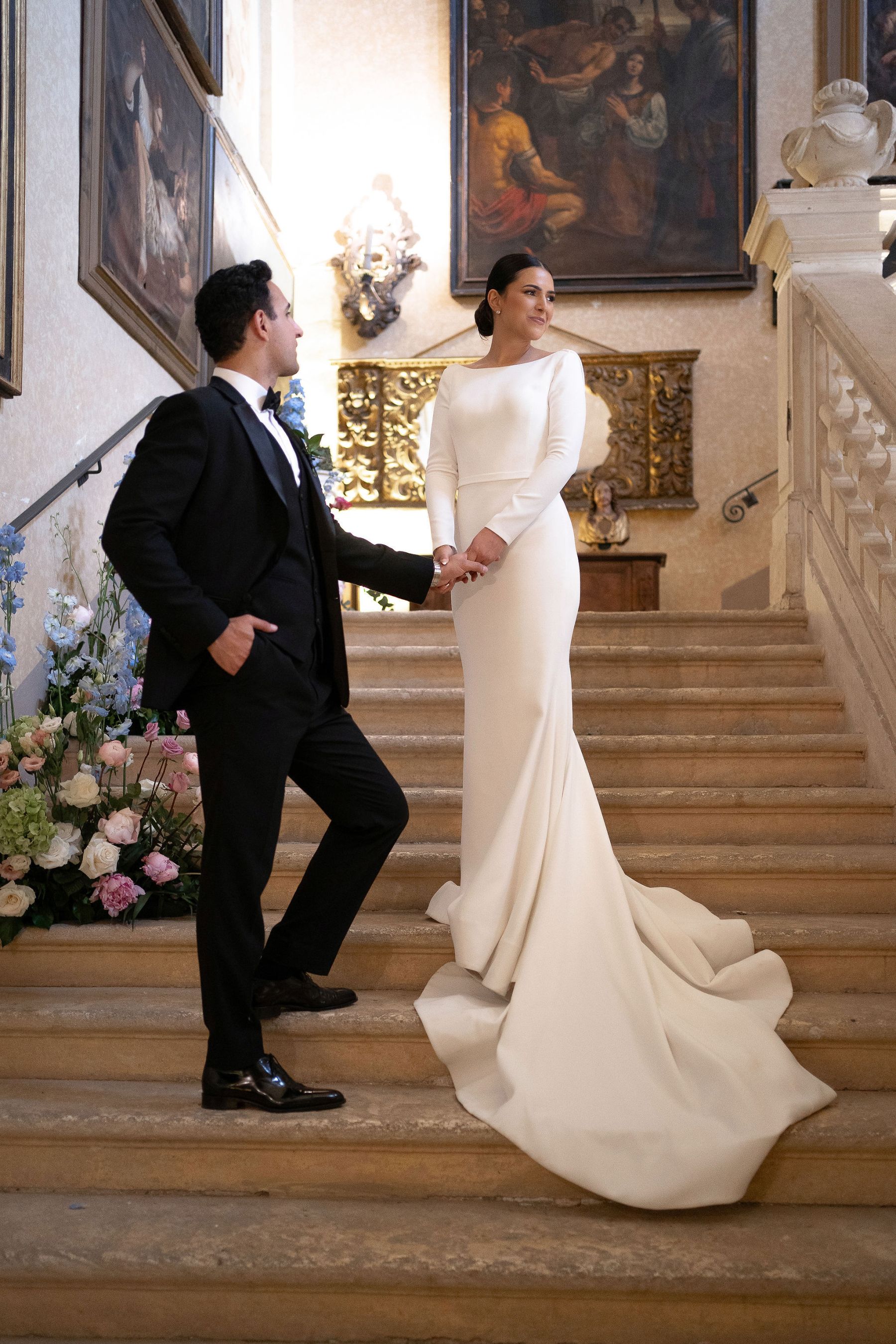 A Modern Fairytale in Verona: Susan &amp; Asem's Elegant Italian Wedding at Villa Arvedi photo