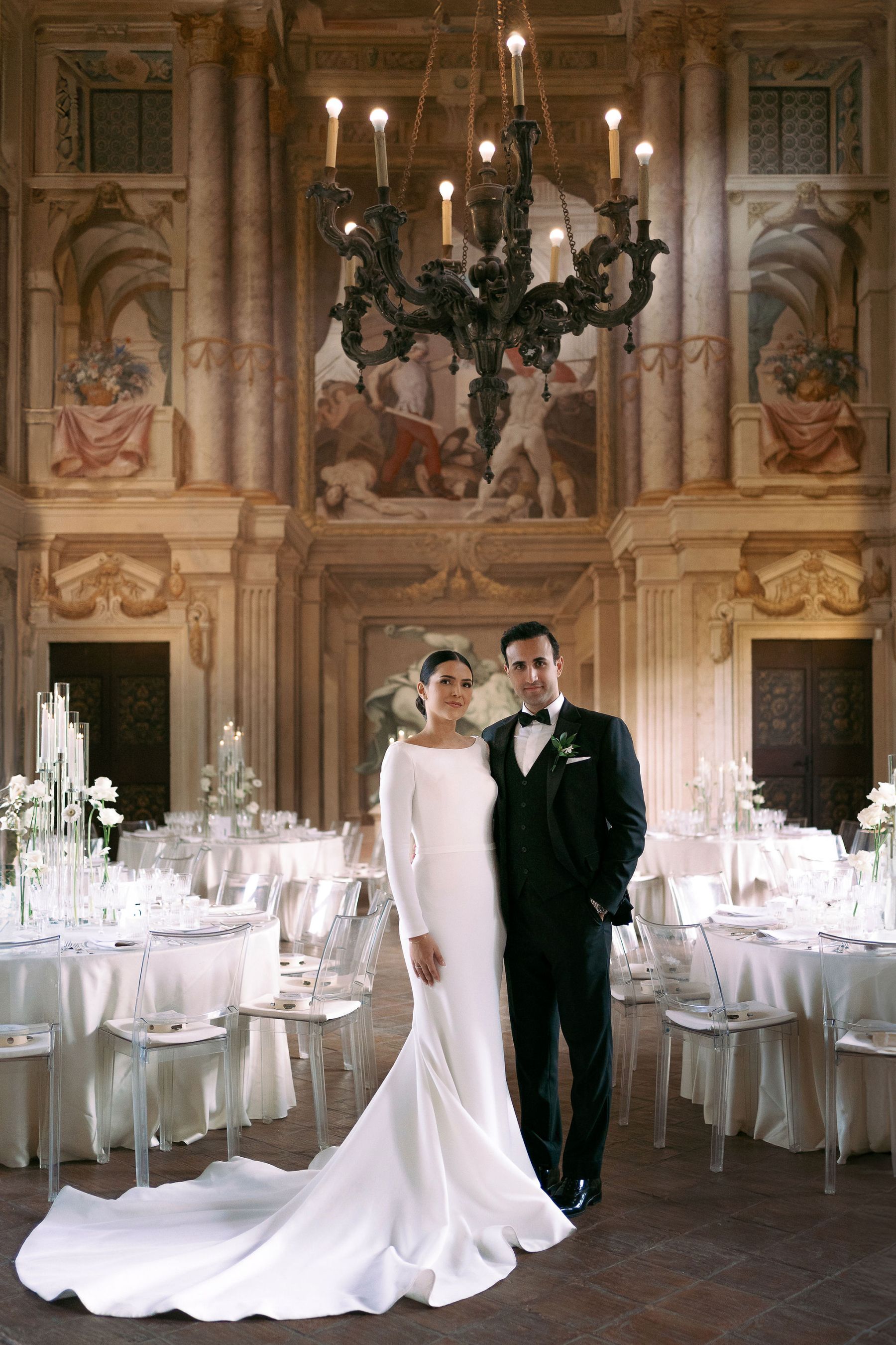 A Modern Fairytale in Verona: Susan &amp; Asem's Elegant Italian Wedding at Villa Arvedi photo