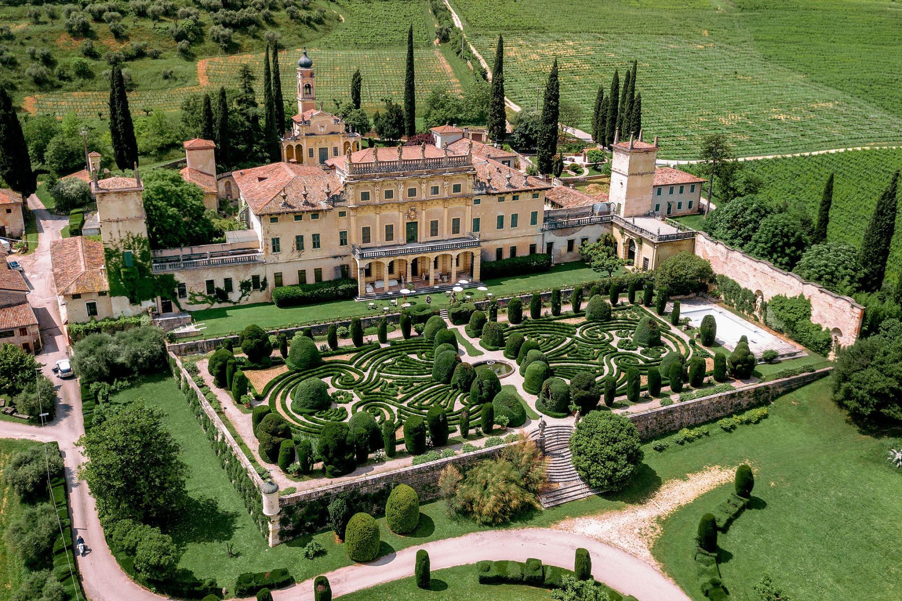 A Modern Fairytale in Verona: Susan &amp; Asem's Elegant Italian Wedding at Villa Arvedi photo