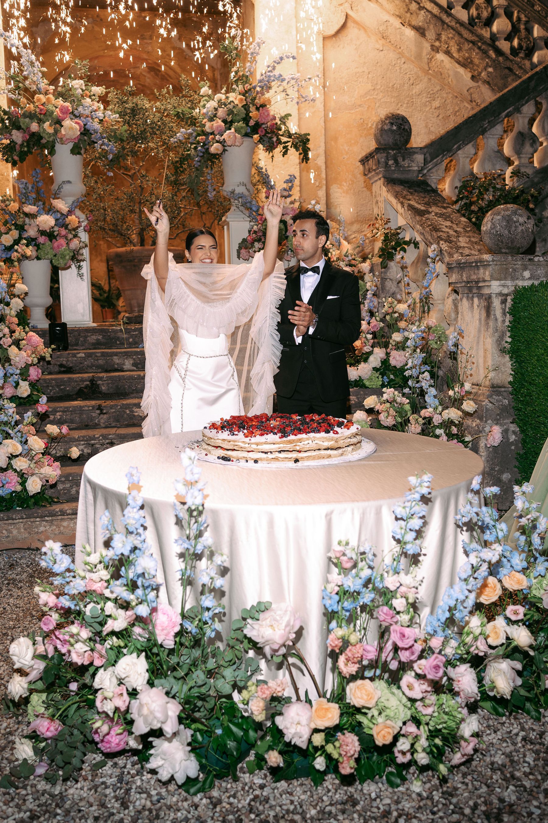 A Modern Fairytale in Verona: Susan &amp; Asem's Elegant Italian Wedding at Villa Arvedi photo