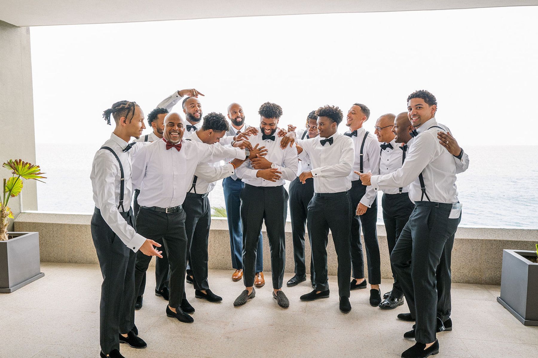 Deana &amp; Reggie: A Modern Elegant Destination Wedding at Sunset Monalisa photo