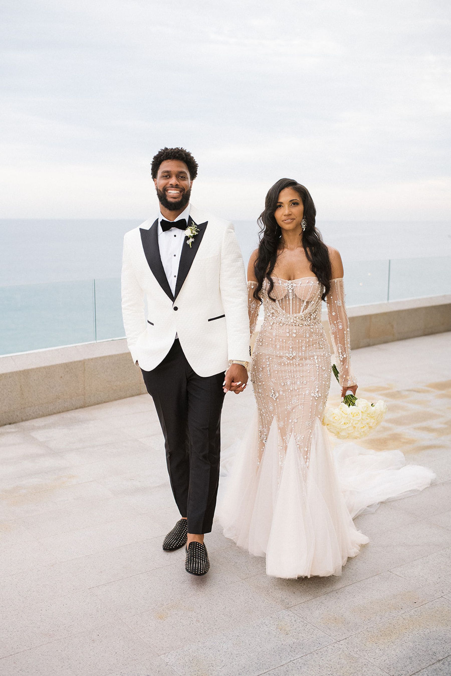 Deana &amp; Reggie: A Modern Elegant Destination Wedding at Sunset Monalisa photo