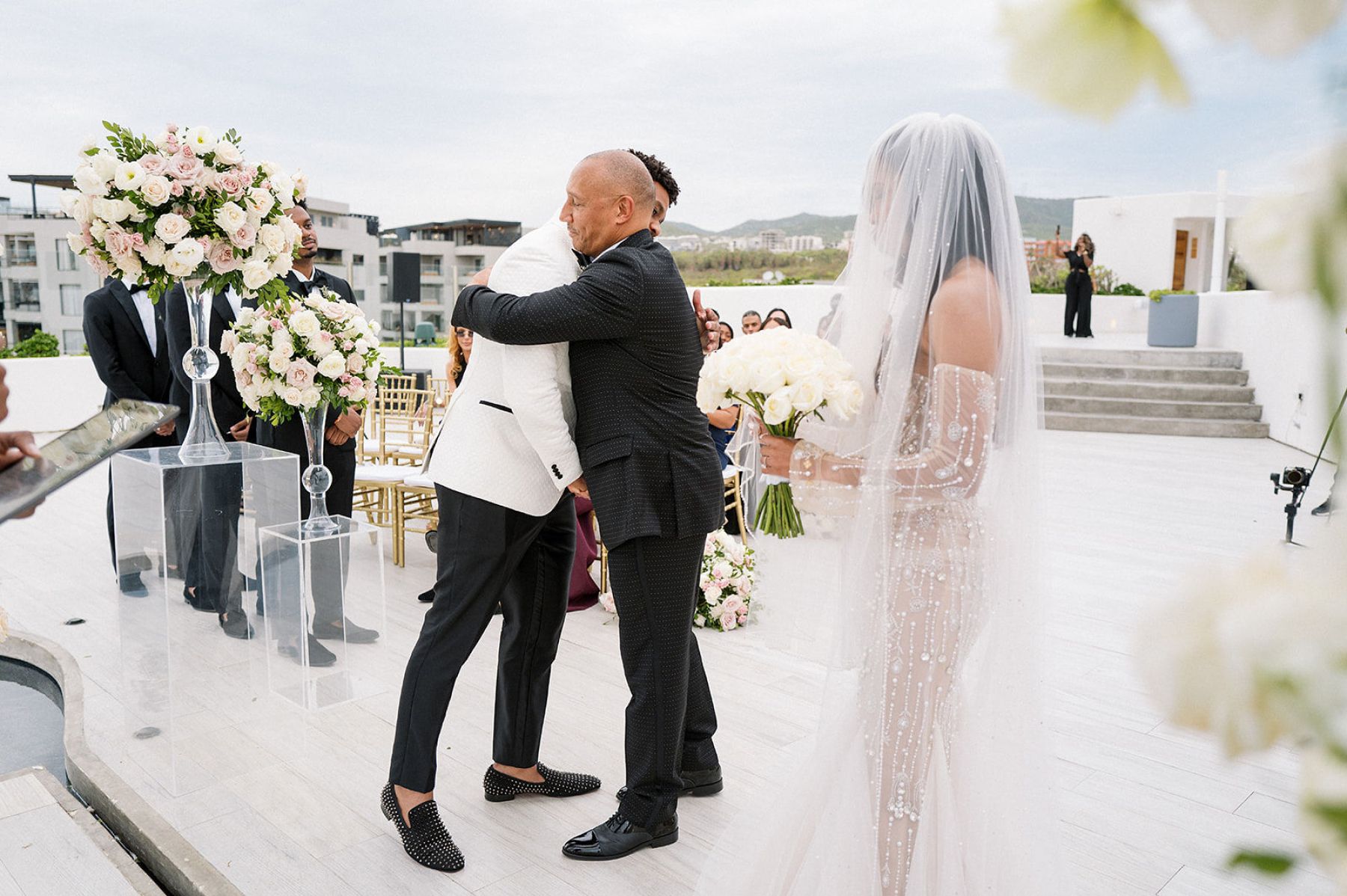Deana &amp; Reggie: A Modern Elegant Destination Wedding at Sunset Monalisa photo