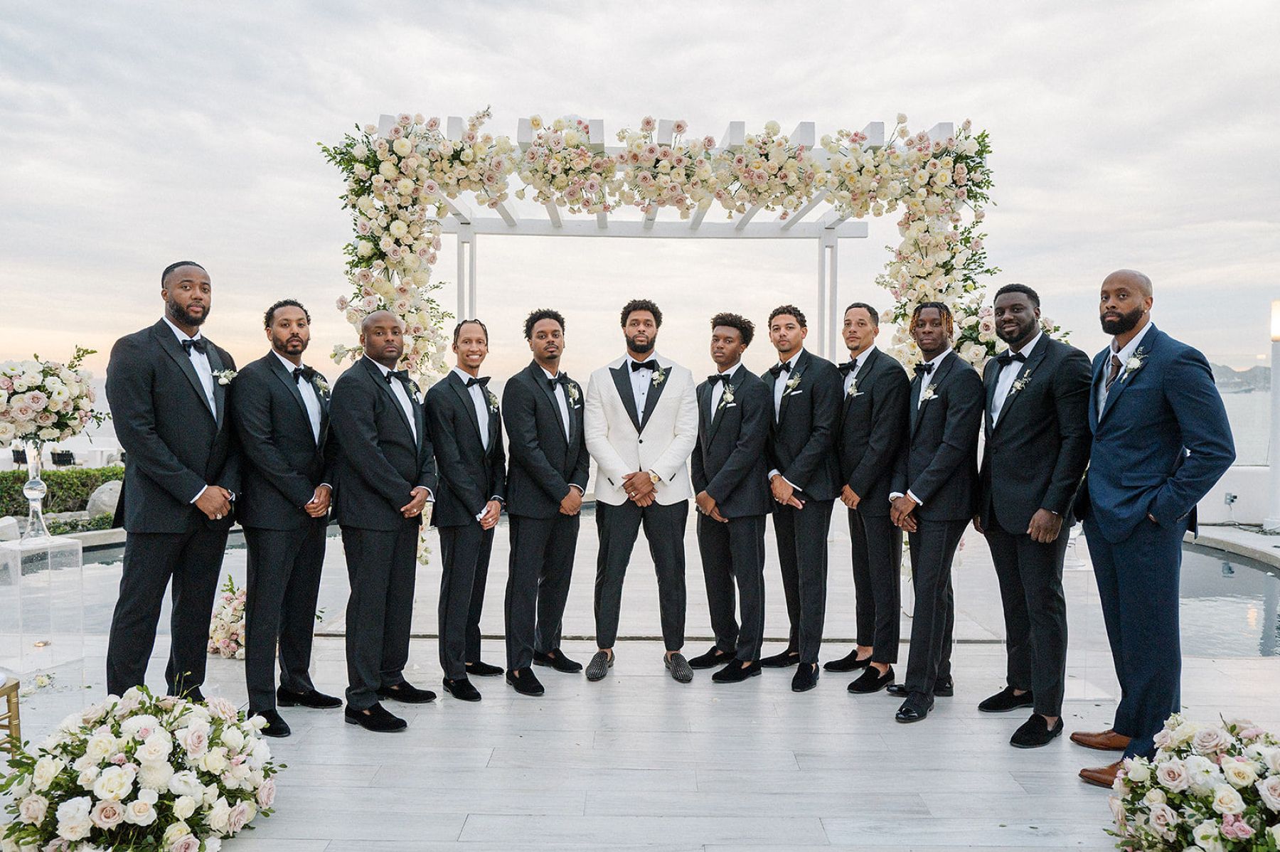 Deana &amp; Reggie: A Modern Elegant Destination Wedding at Sunset Monalisa photo