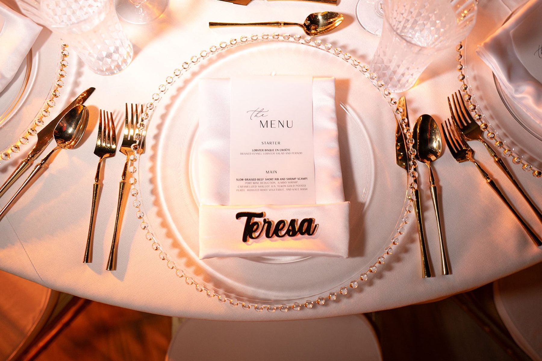 Deana &amp; Reggie: A Modern Elegant Destination Wedding at Sunset Monalisa photo