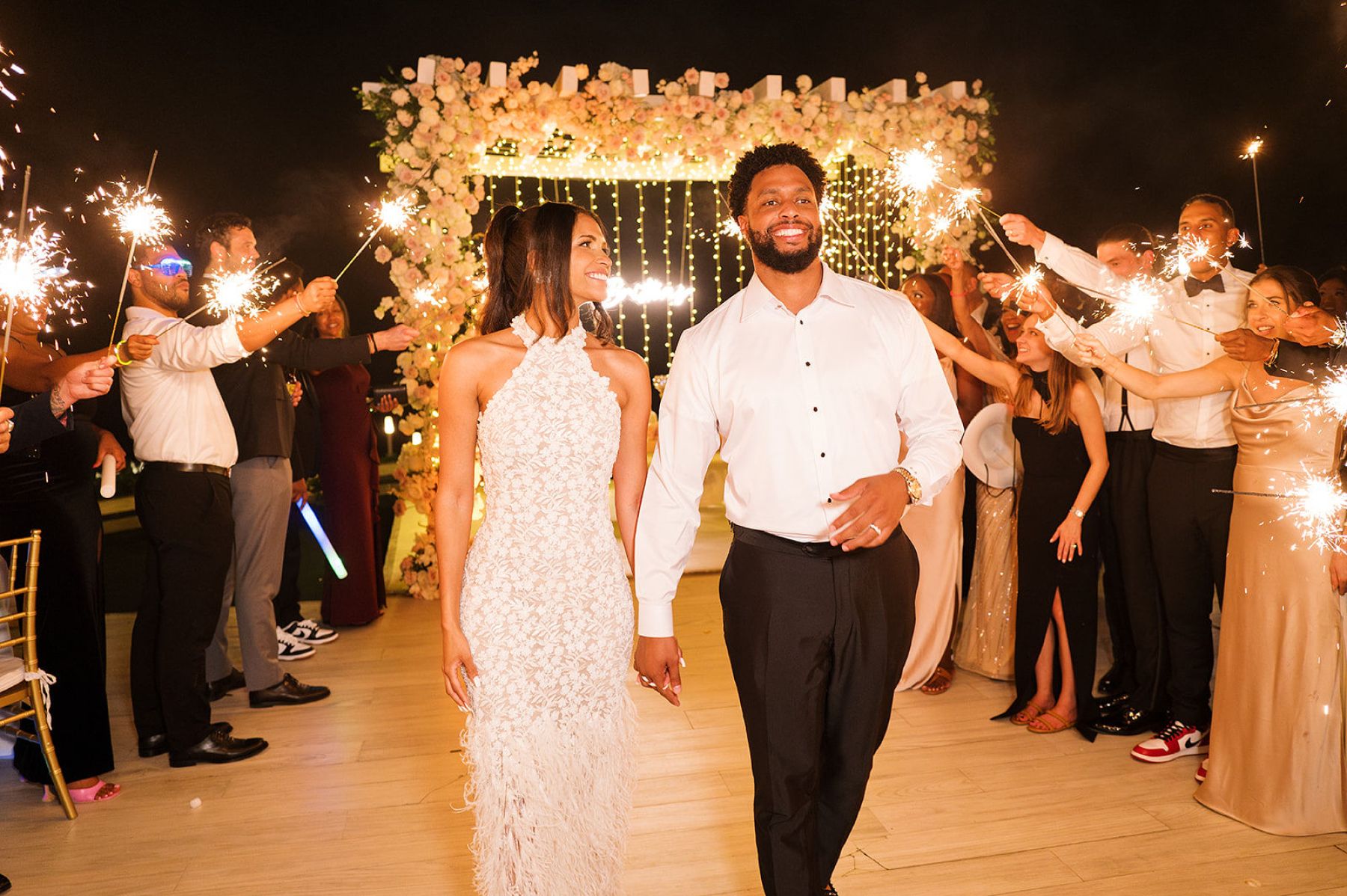 Deana &amp; Reggie: A Modern Elegant Destination Wedding at Sunset Monalisa photo