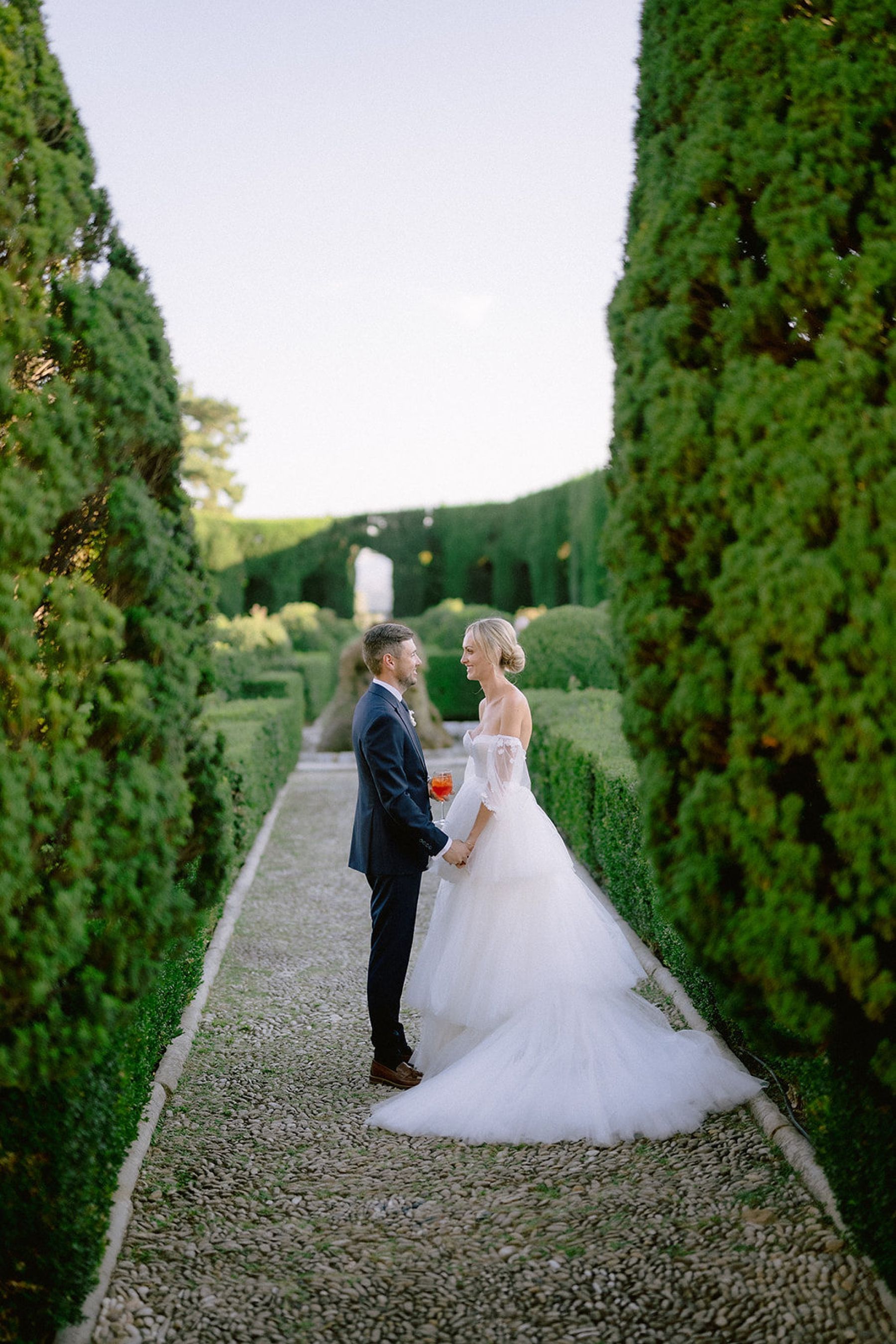 A Timeless Fairytale: Bethanie and Thomas' Enchanting Wedding at Villa Gamberaia photo