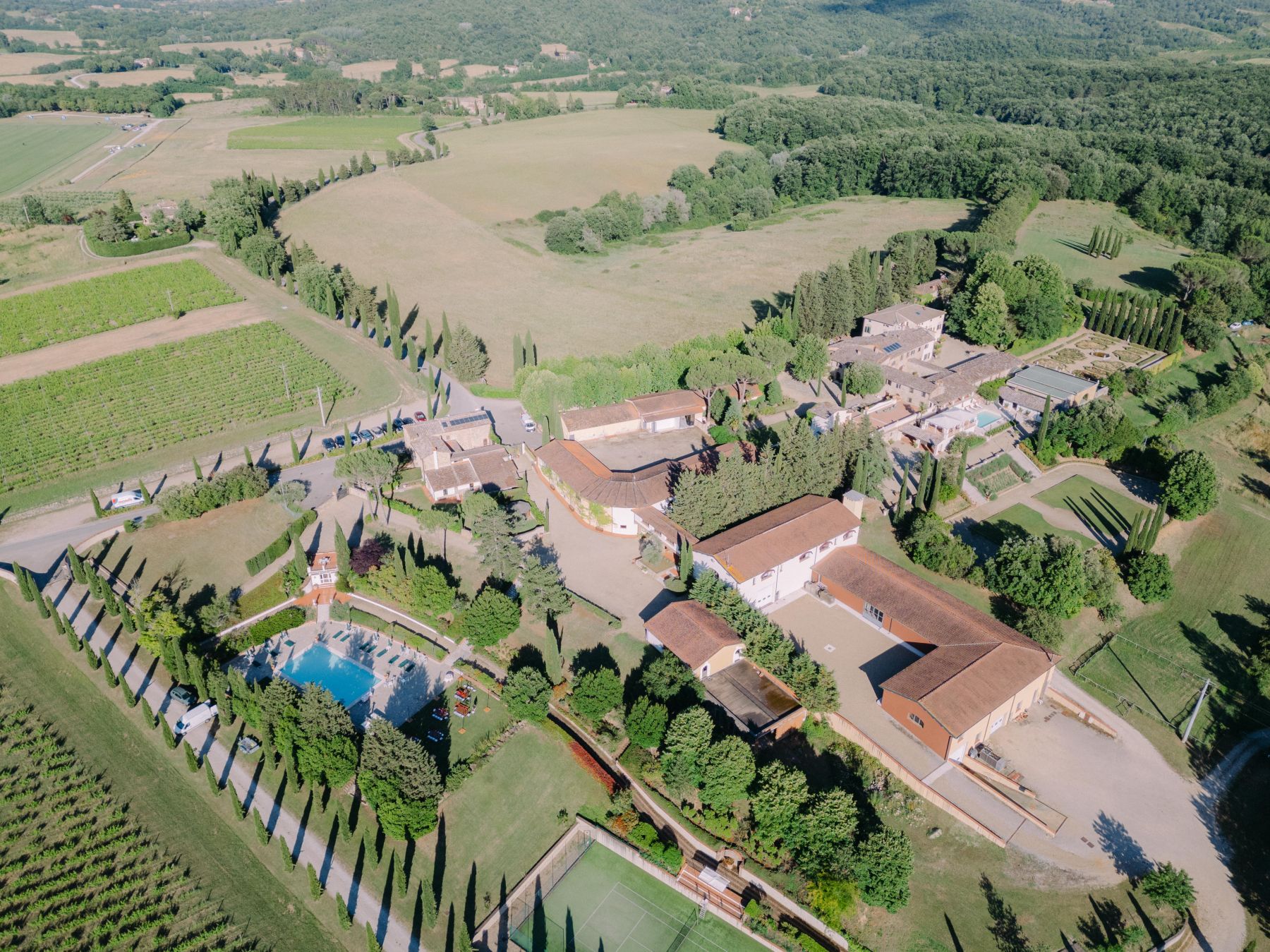 Under the Tuscan Sun: Isabel and Collin's Enchanting Wedding at Villa La Selva photo