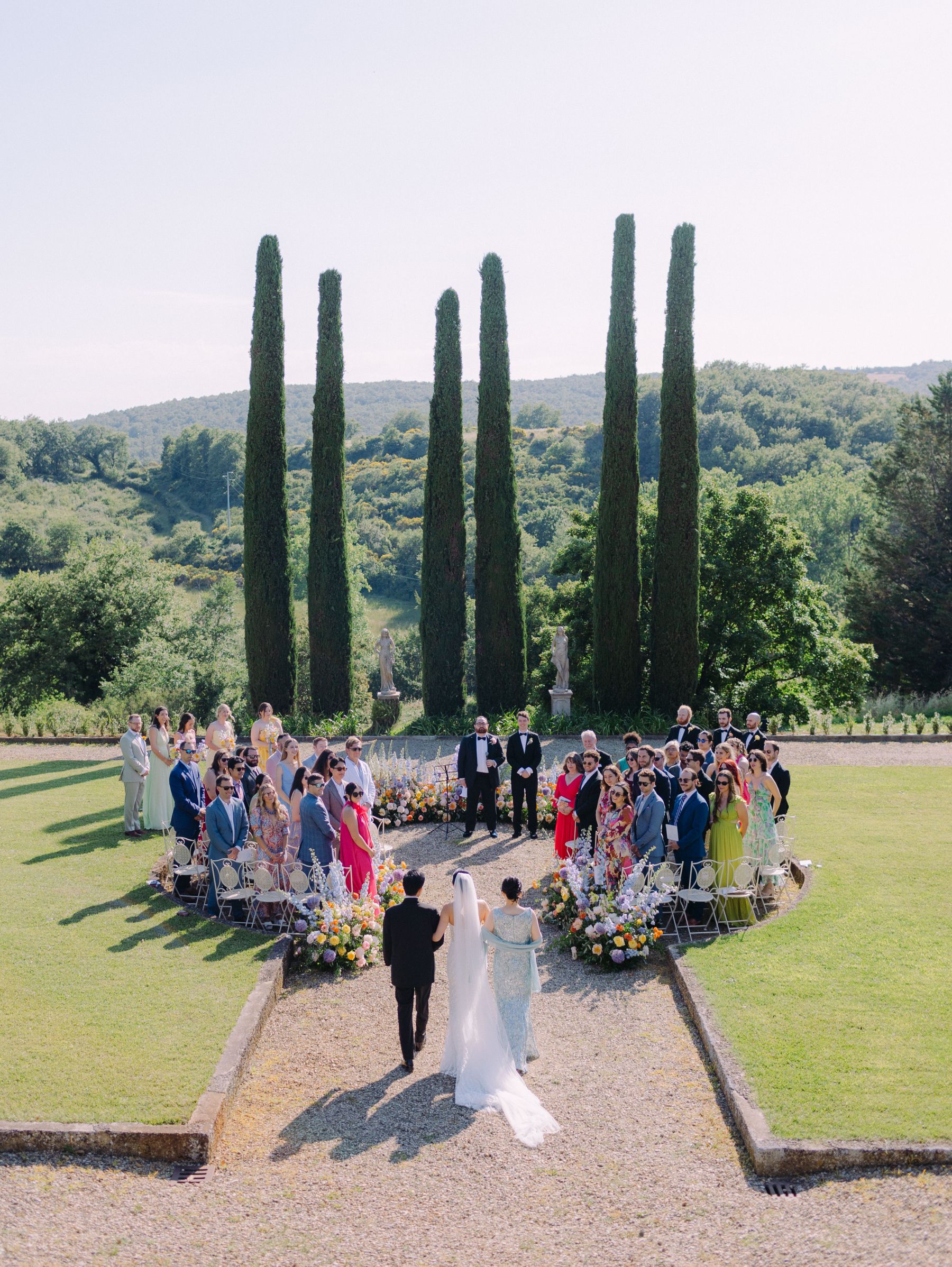 Under the Tuscan Sun: Isabel and Collin's Enchanting Wedding at Villa La Selva photo
