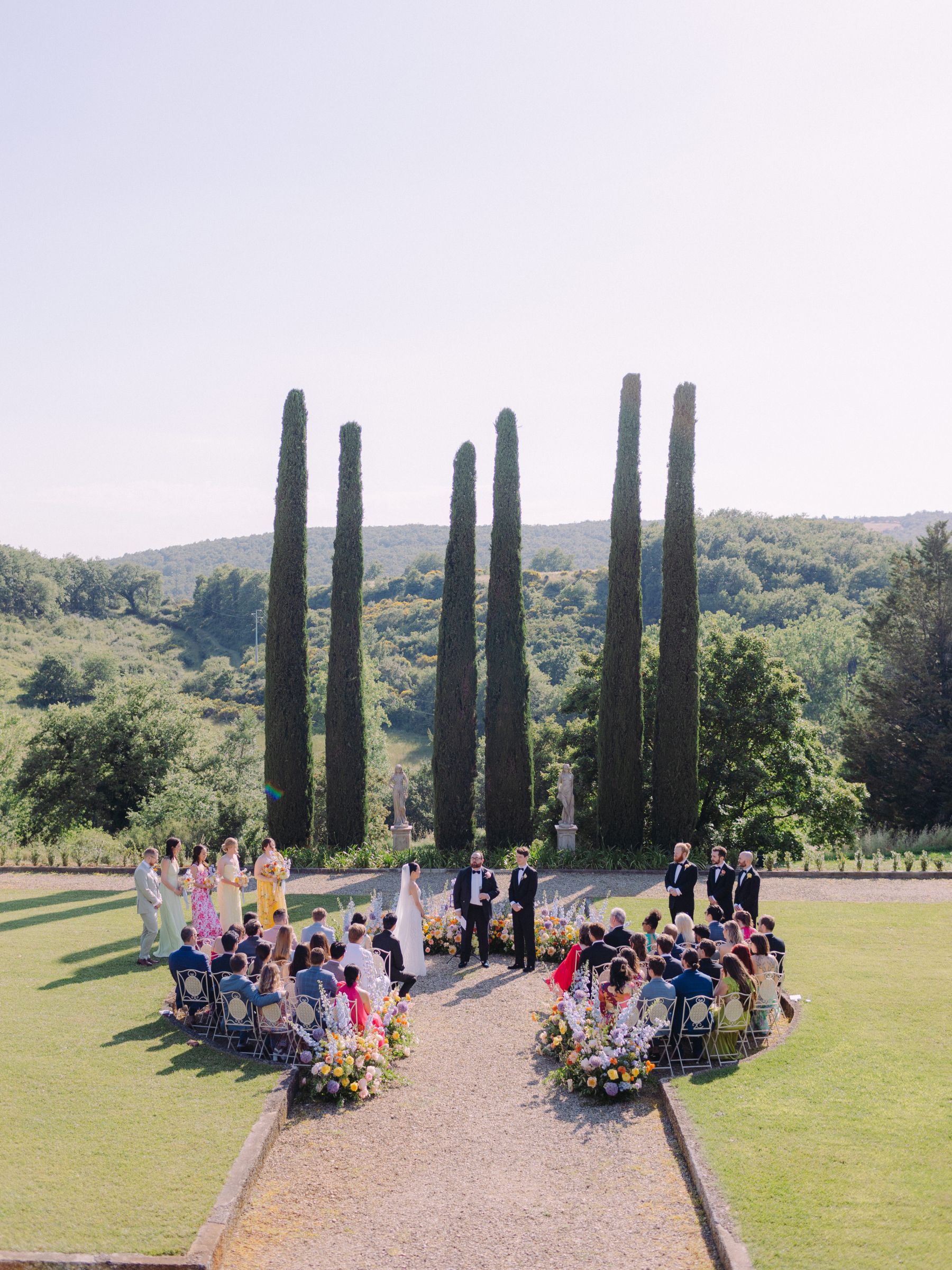 Under the Tuscan Sun: Isabel and Collin's Enchanting Wedding at Villa La Selva photo