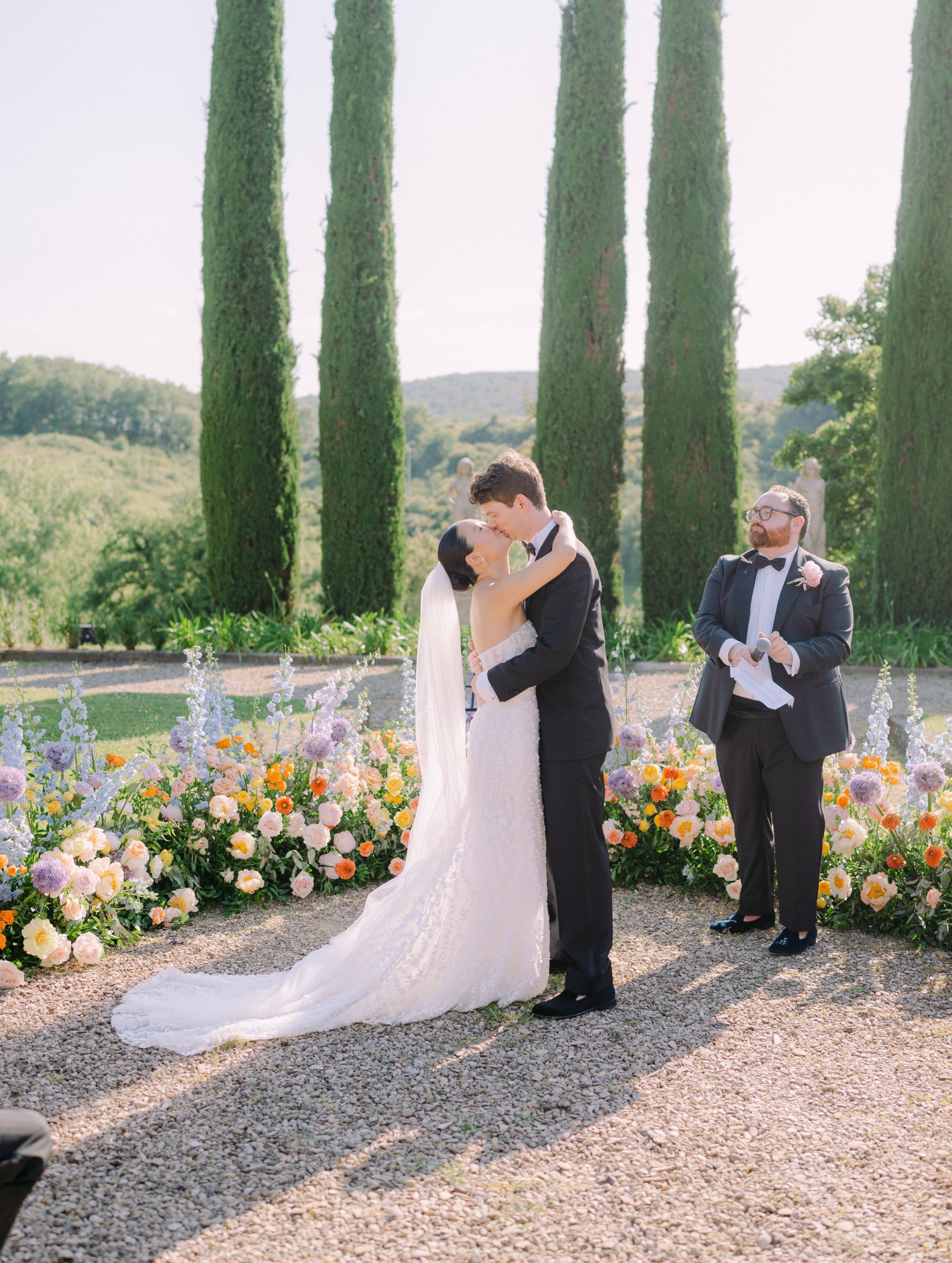 Under the Tuscan Sun: Isabel and Collin's Enchanting Wedding at Villa La Selva photo