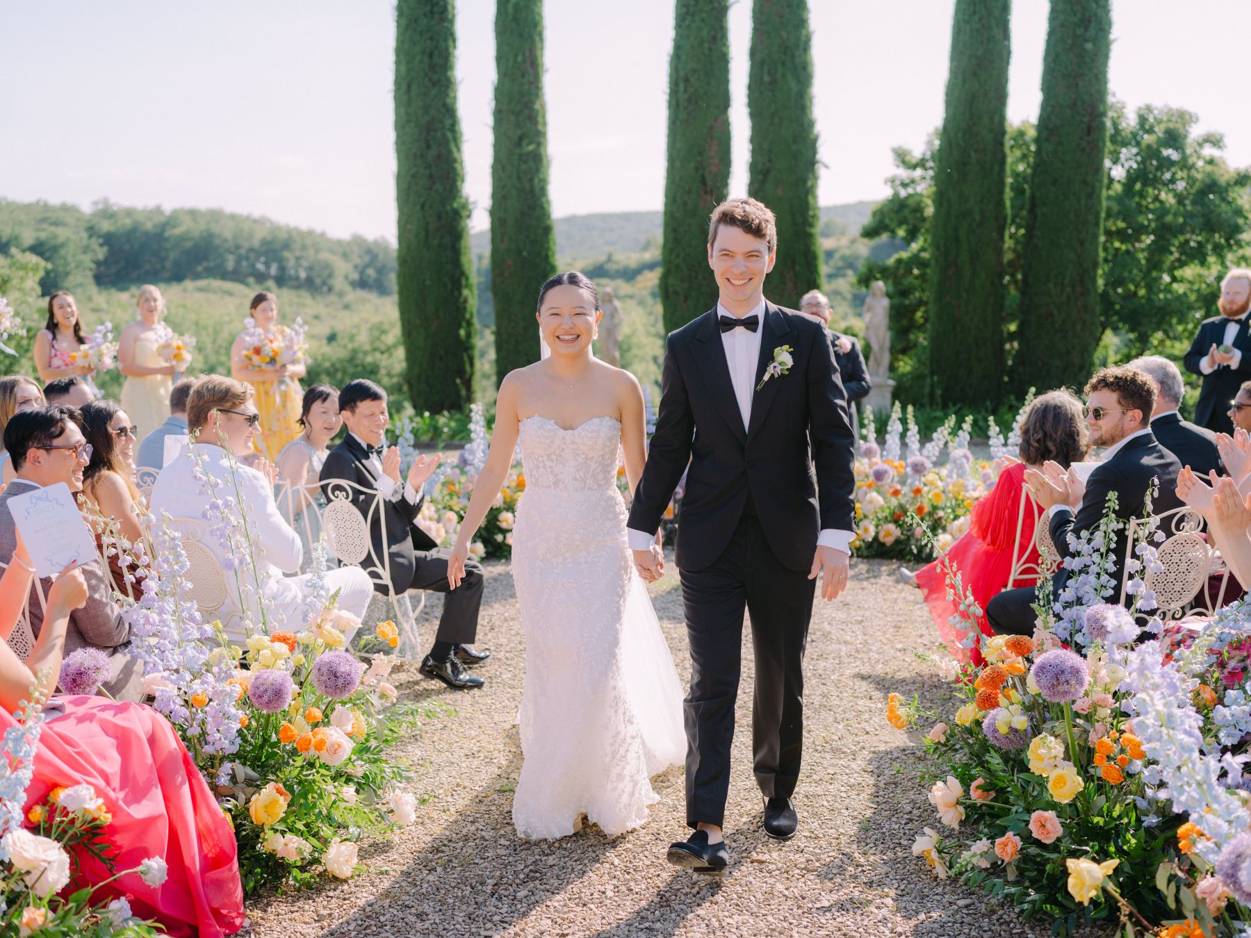 Under the Tuscan Sun: Isabel and Collin's Enchanting Wedding at Villa La Selva photo