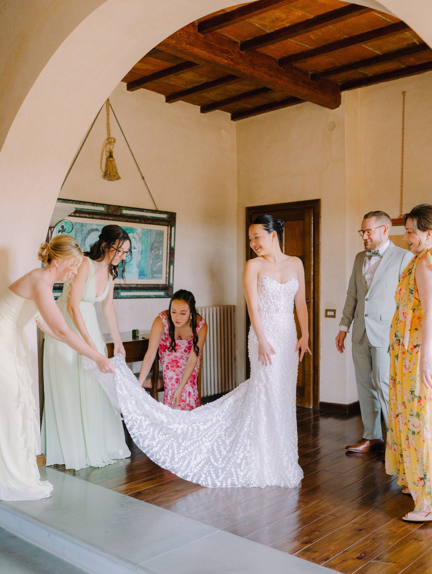 Under the Tuscan Sun: Isabel and Collin's Enchanting Wedding at Villa La Selva photo