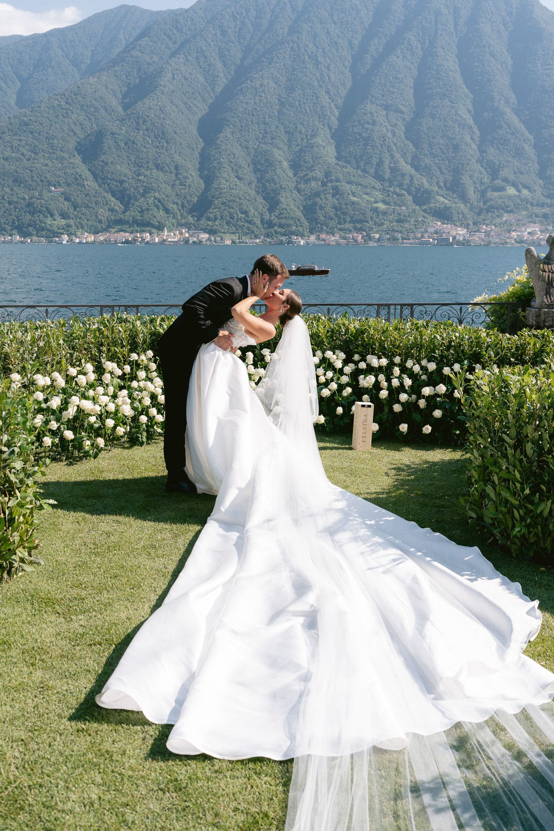 Romance in Lake Como: Liz and Kraeton’s Stunning Wedding at Villa Balbiano photo