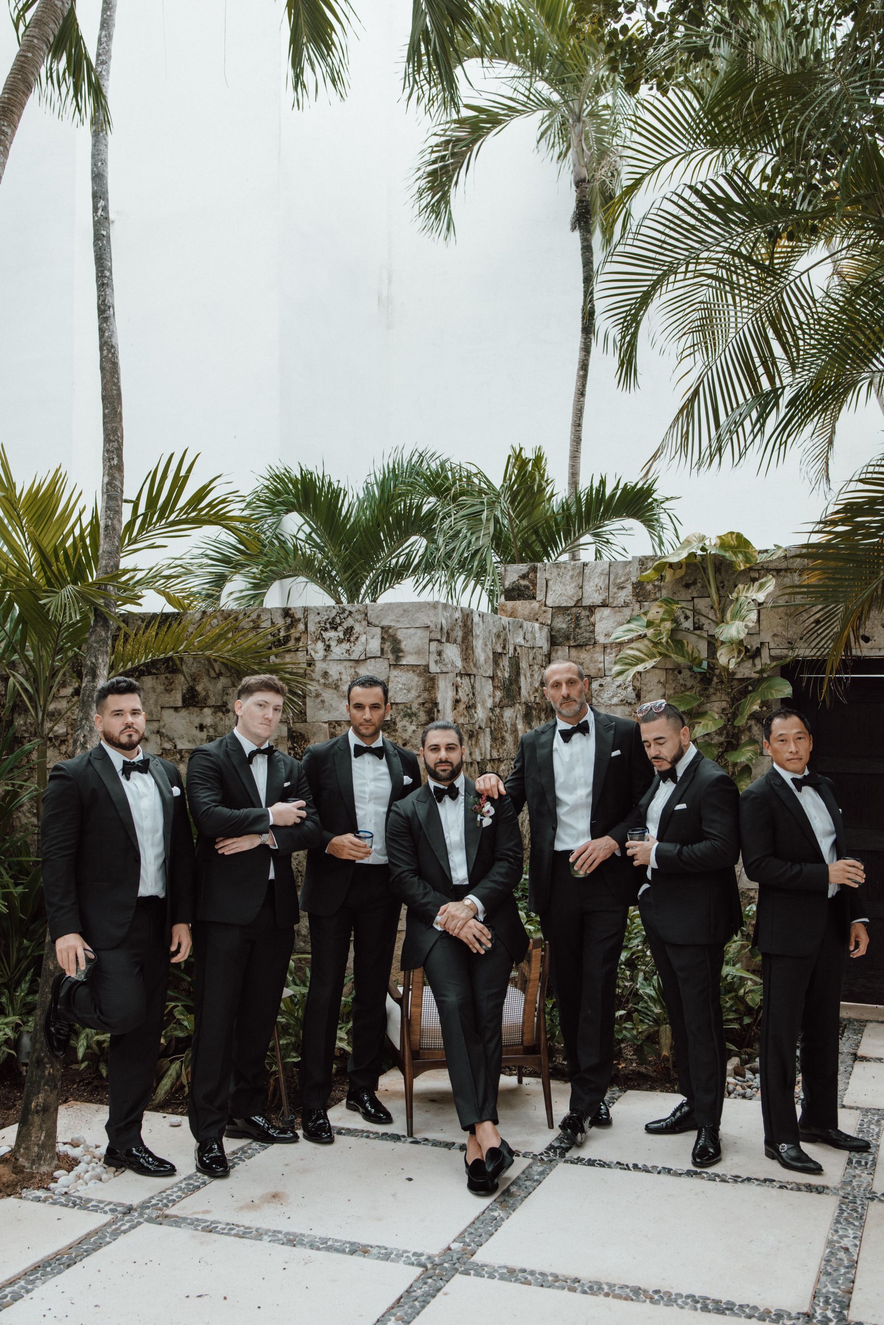 Crystal &amp; Anthony's Luxe Jungle Wedding at Maroma, A Belmond Hotel photo
