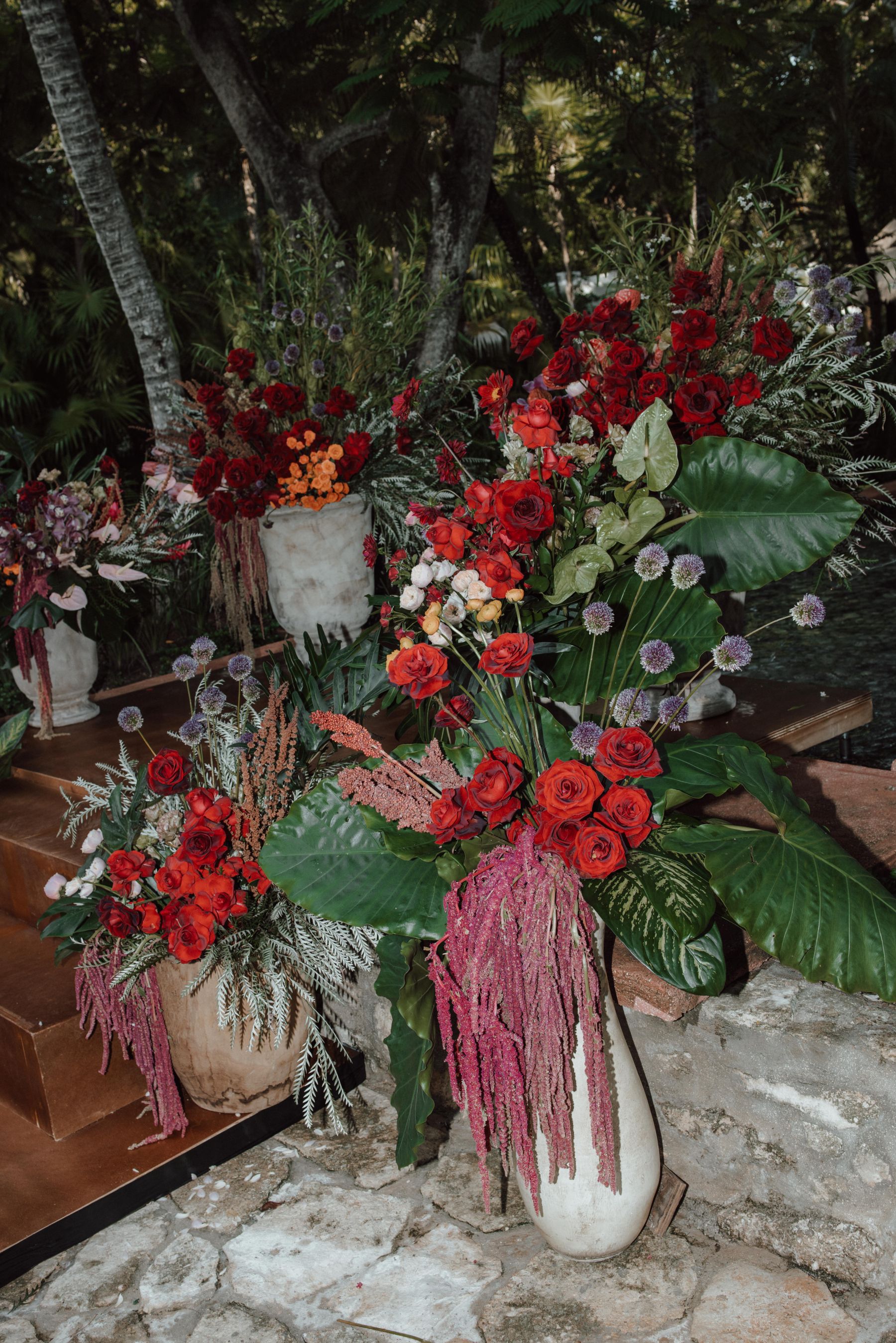 Crystal &amp; Anthony's Luxe Jungle Wedding at Maroma, A Belmond Hotel photo