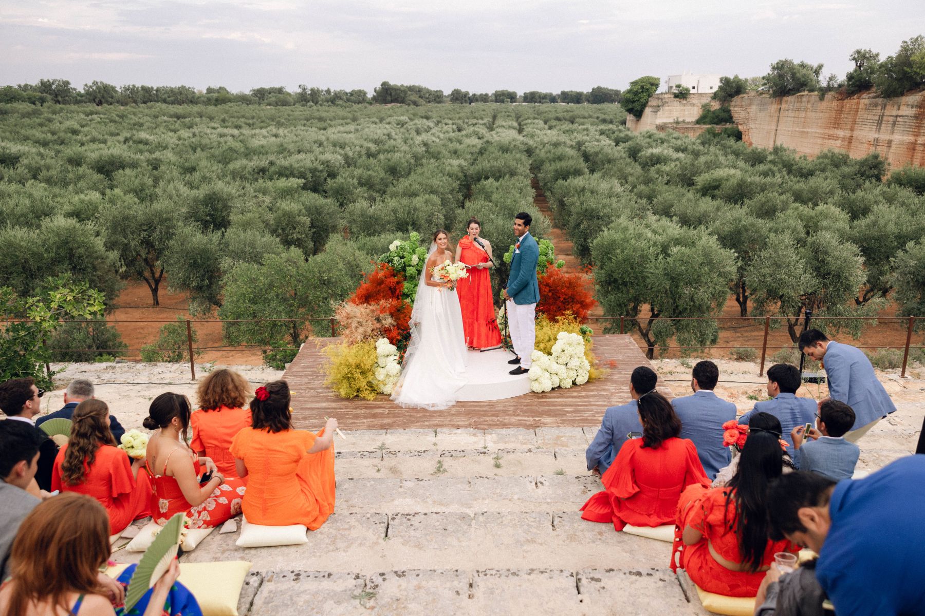 A Multicultural Love Story: Alice &amp; Adi's Romantic Italian Wedding at Borgo San Marco photo