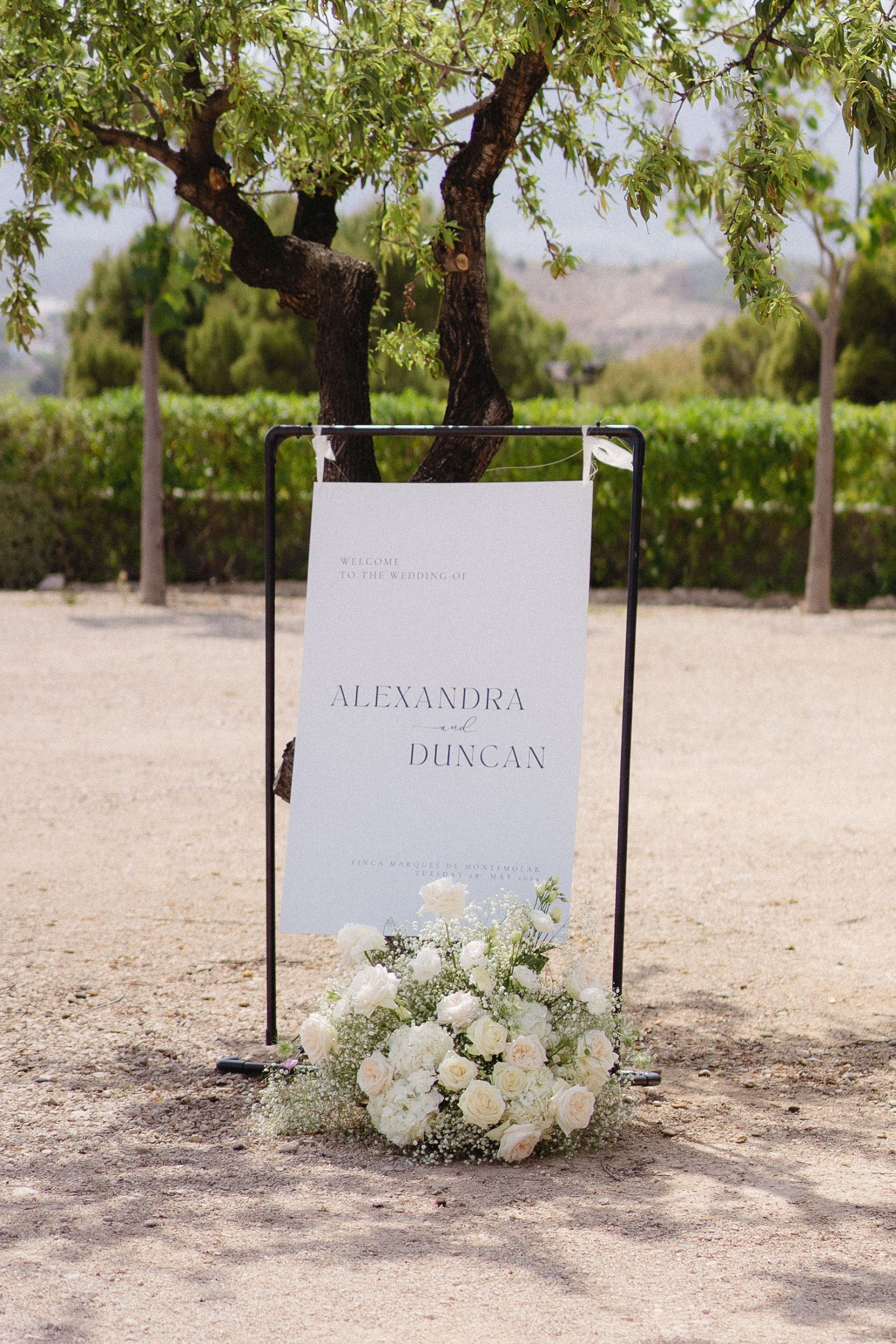 A Contemporary Spanish Romance: Alexandra &amp; Duncan's Elegant Wedding at Finca Marques de Montemolar photo