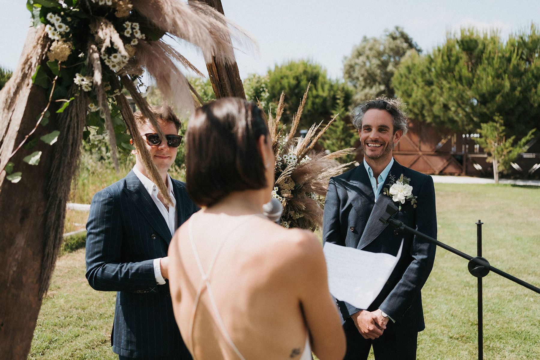 A Sun-Drenched Love Story: Alex &amp; Rich's Elegant Portuguese Wedding at Rio do Prado photo