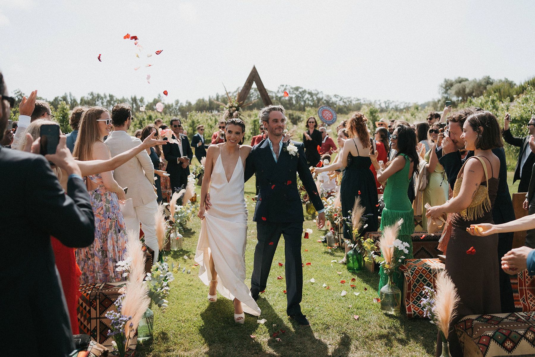 A Sun-Drenched Love Story: Alex &amp; Rich's Elegant Portuguese Wedding at Rio do Prado photo
