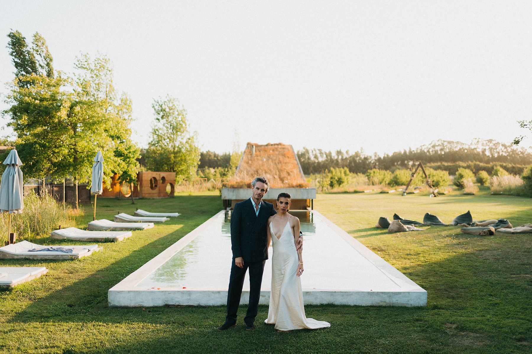 A Sun-Drenched Love Story: Alex &amp; Rich's Elegant Portuguese Wedding at Rio do Prado photo