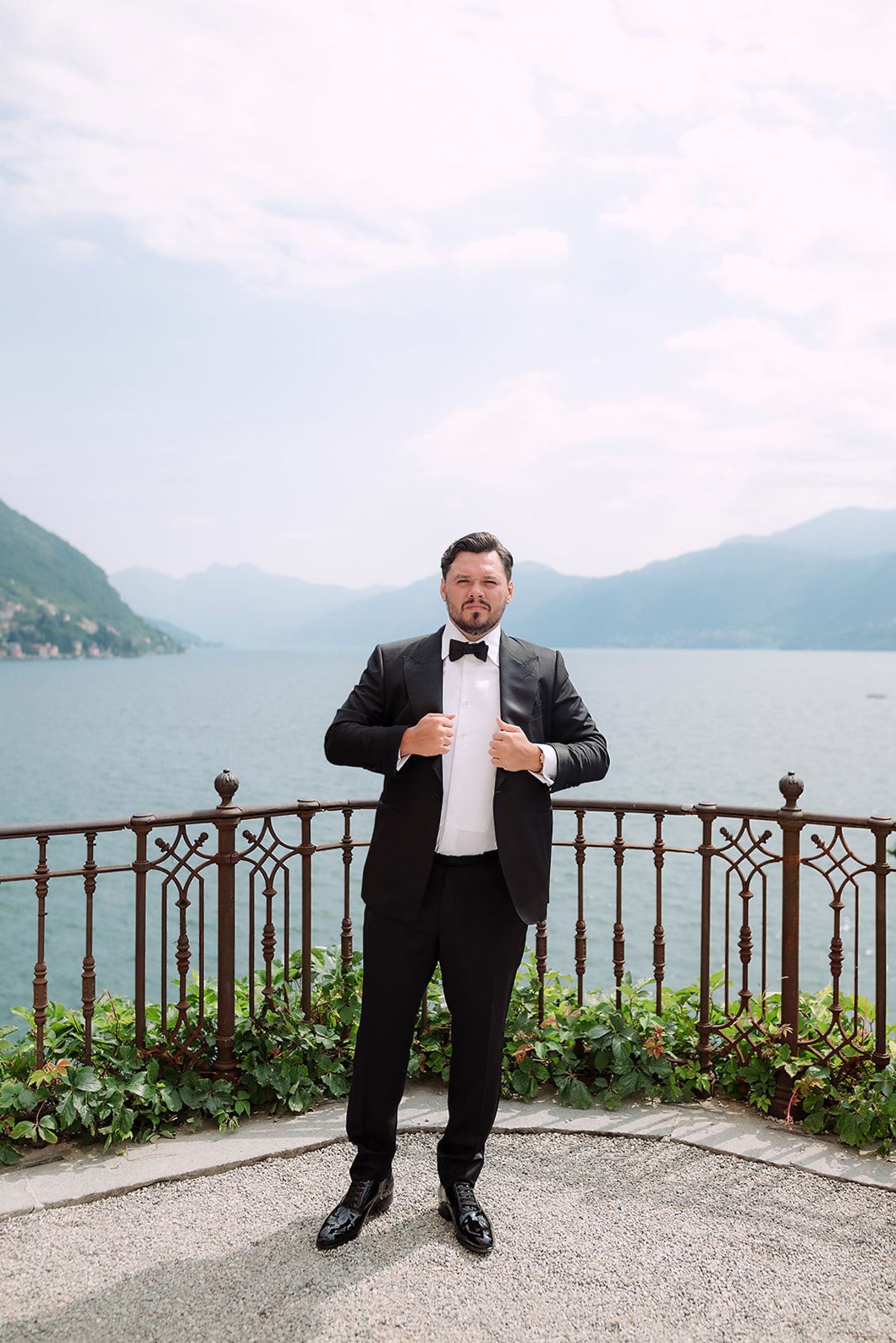 A Childhood Romance Blossoms in Lake Como: Lauren and Branagh's Timeless Wedding at Villa Cipressi photo
