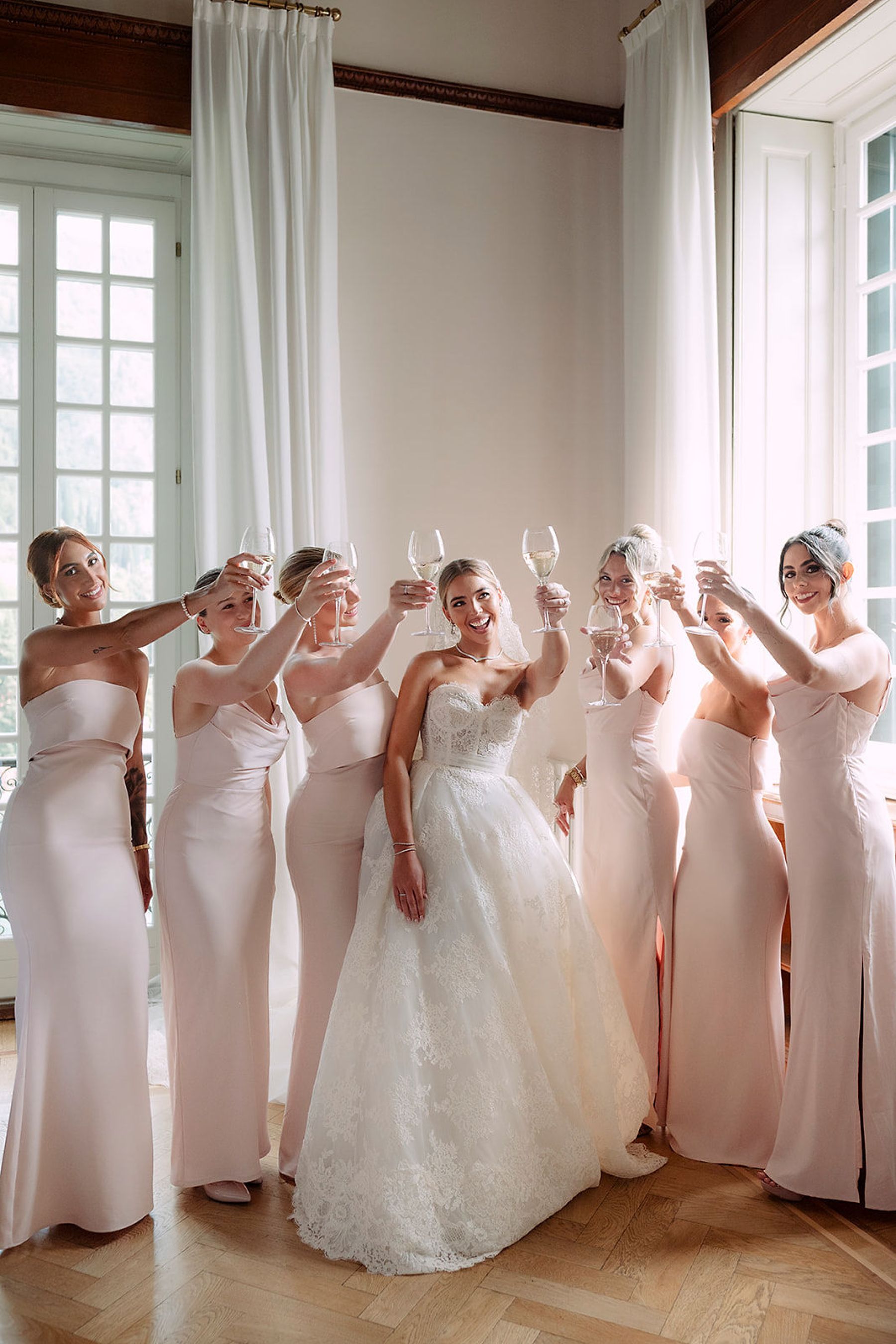 A Childhood Romance Blossoms in Lake Como: Lauren and Branagh's Timeless Wedding at Villa Cipressi photo