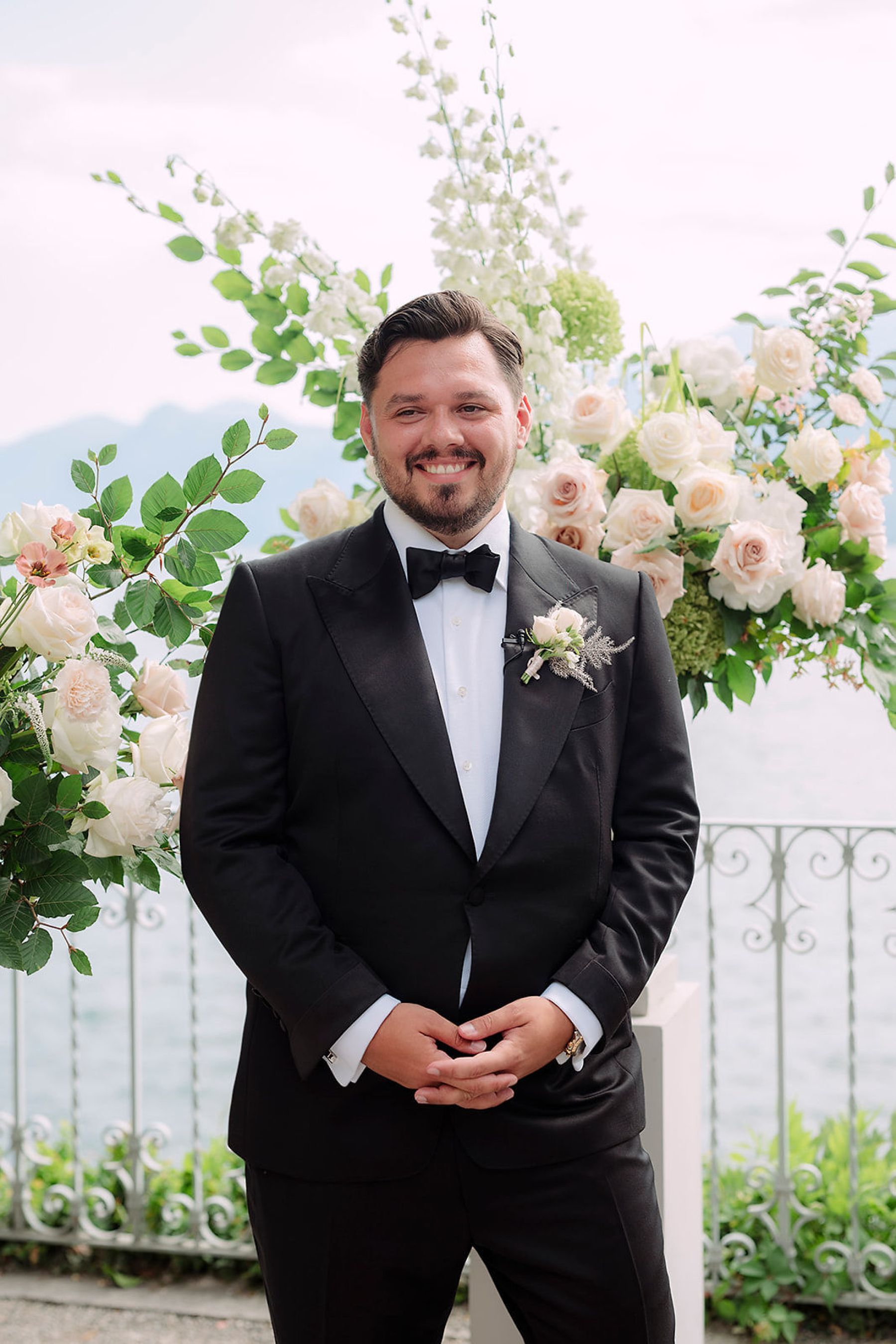 A Childhood Romance Blossoms in Lake Como: Lauren and Branagh's Timeless Wedding at Villa Cipressi photo