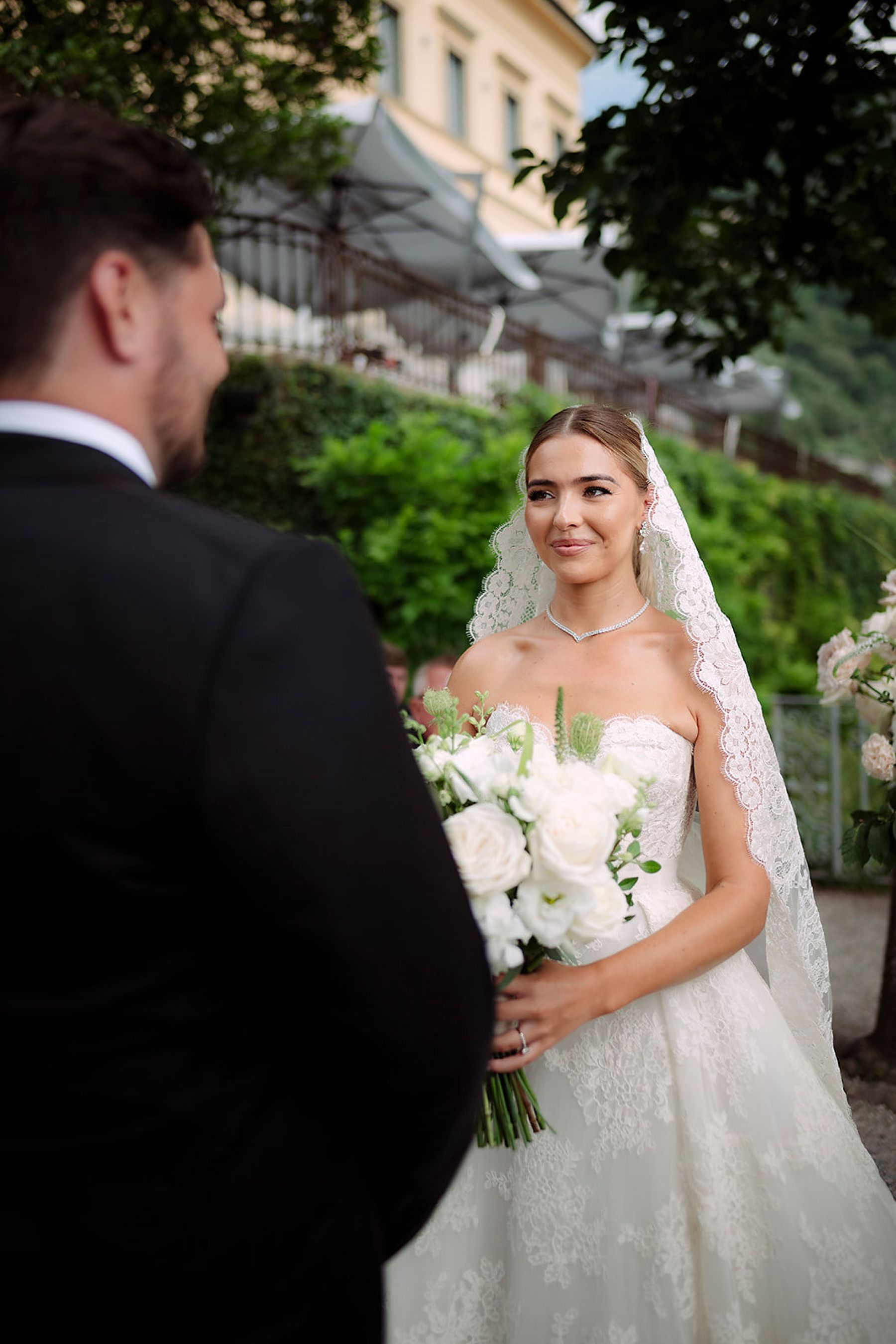 A Childhood Romance Blossoms in Lake Como: Lauren and Branagh's Timeless Wedding at Villa Cipressi photo