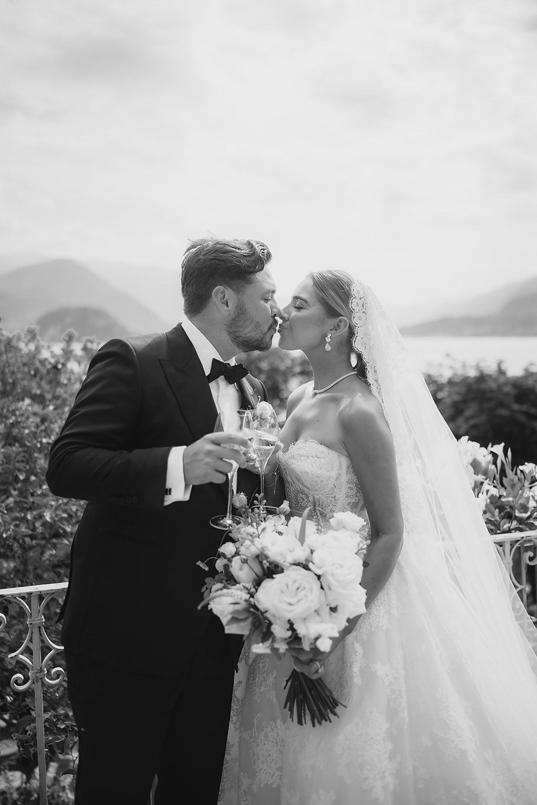 A Childhood Romance Blossoms in Lake Como: Lauren and Branagh's Timeless Wedding at Villa Cipressi photo