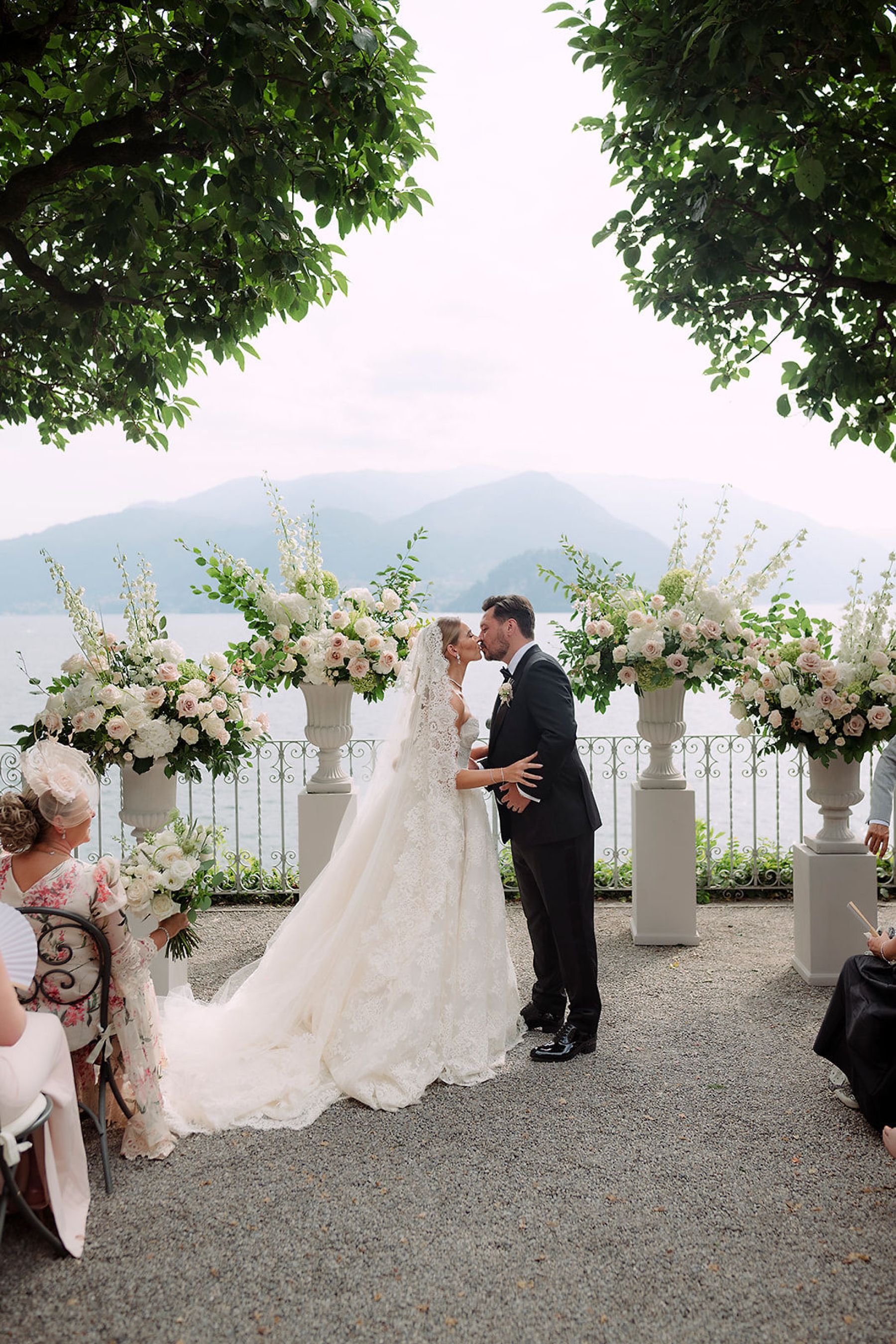 A Childhood Romance Blossoms in Lake Como: Lauren and Branagh's Timeless Wedding at Villa Cipressi photo