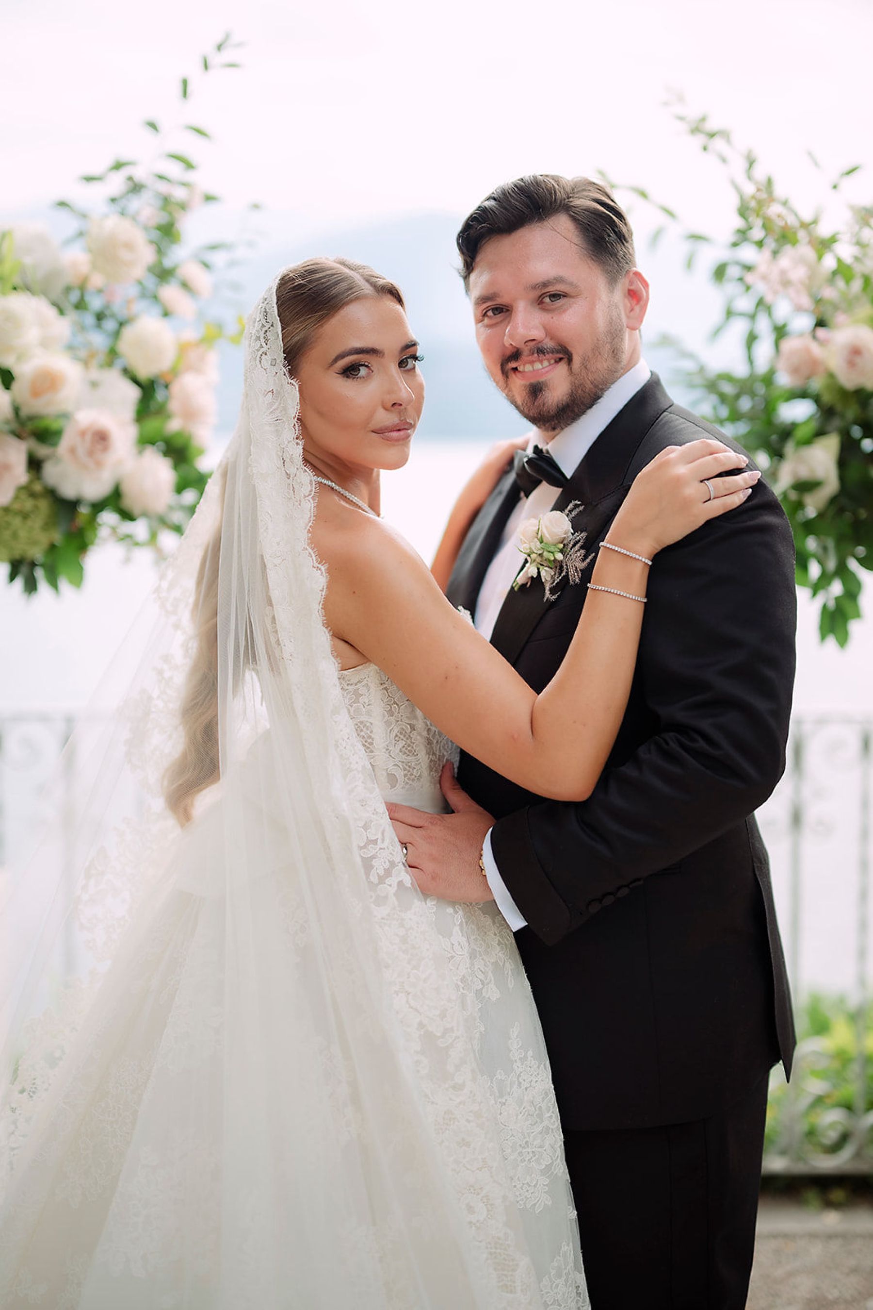 A Childhood Romance Blossoms in Lake Como: Lauren and Branagh's Timeless Wedding at Villa Cipressi photo