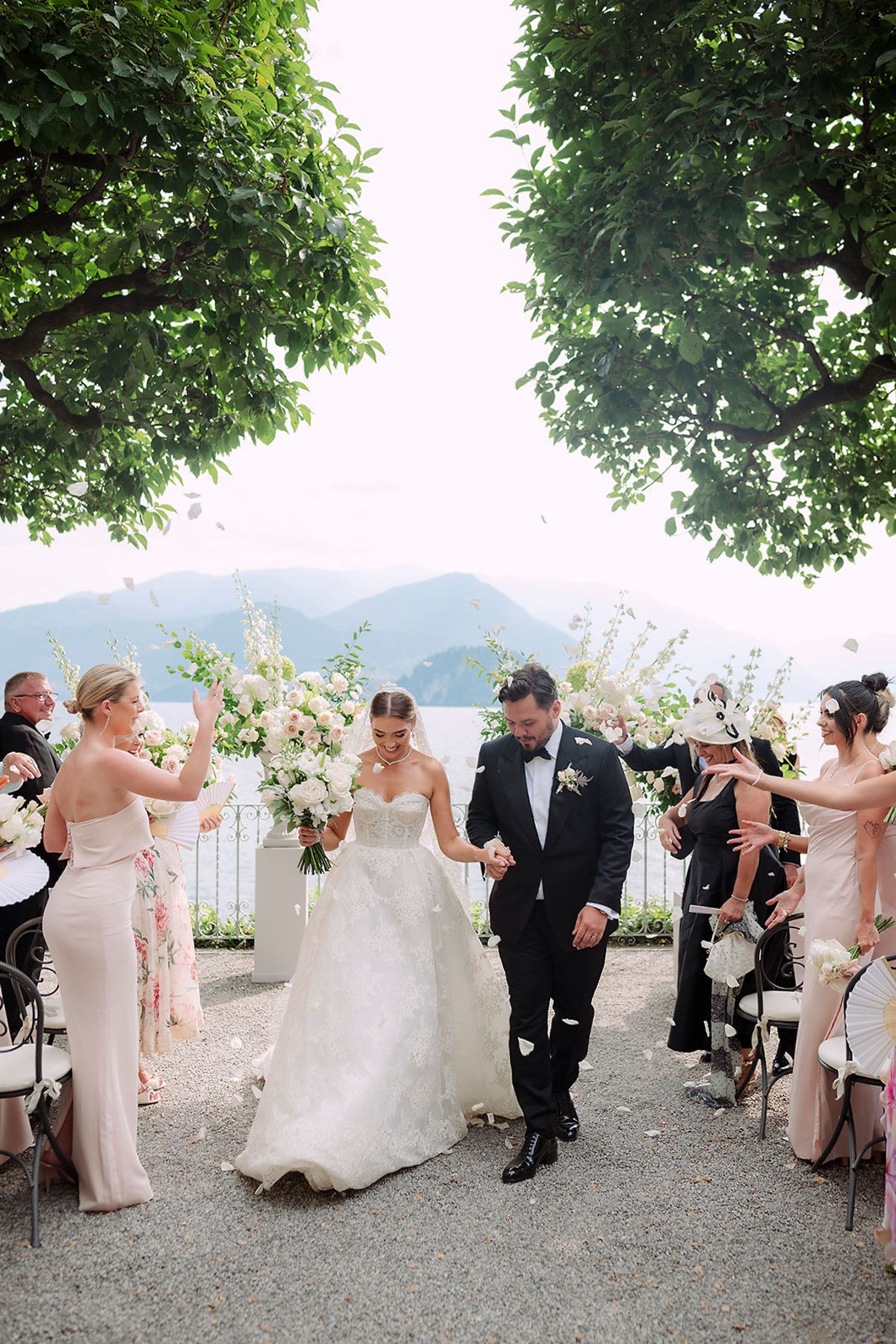 A Childhood Romance Blossoms in Lake Como: Lauren and Branagh's Timeless Wedding at Villa Cipressi photo