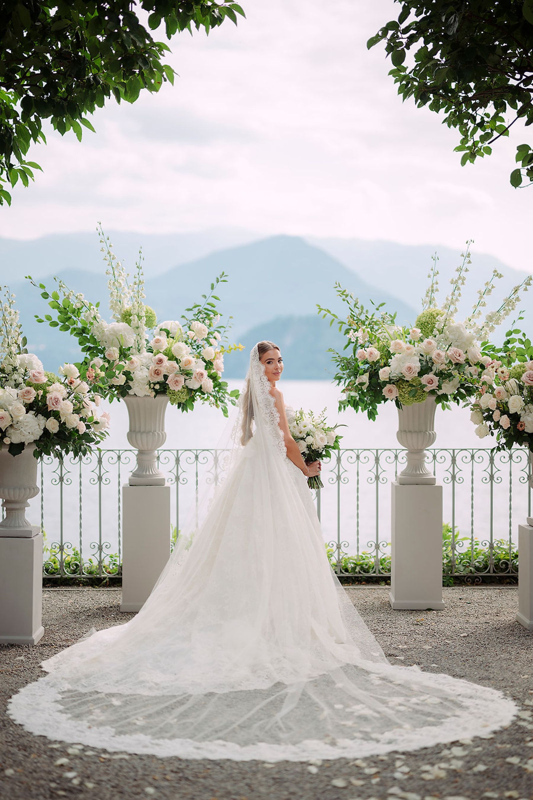 A Childhood Romance Blossoms in Lake Como: Lauren and Branagh's Timeless Wedding at Villa Cipressi photo